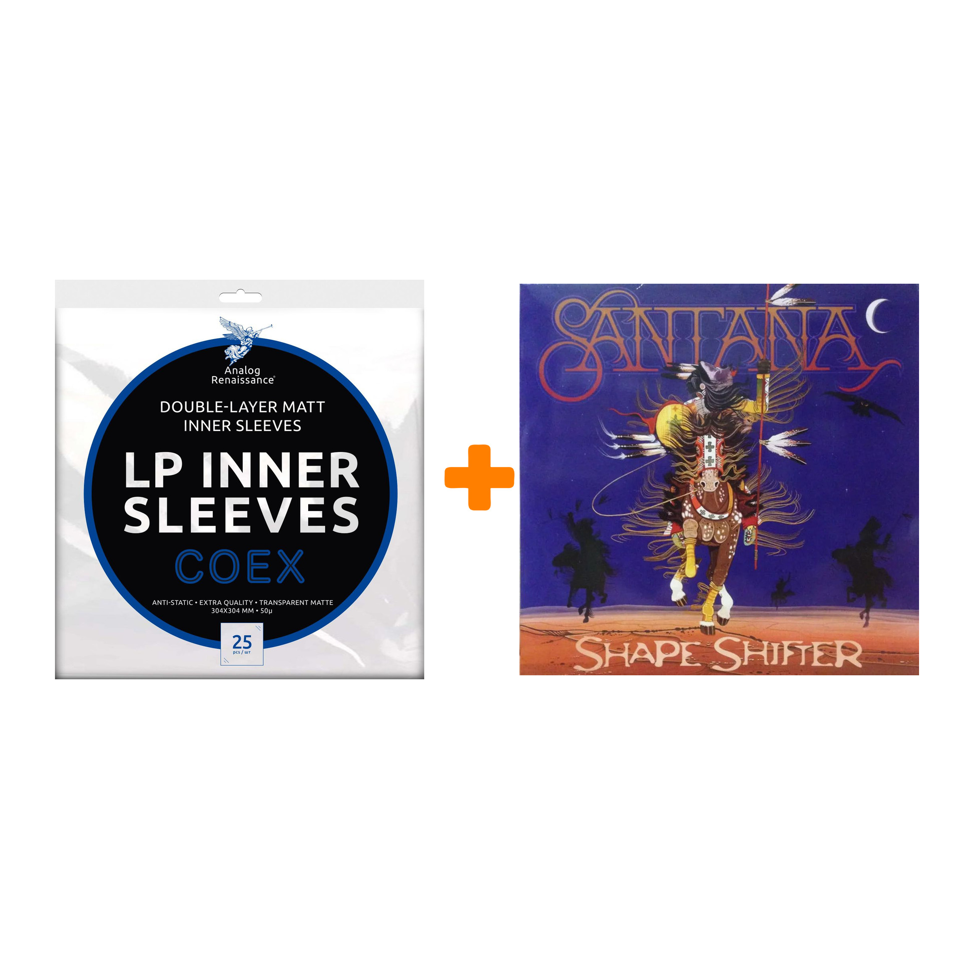 

SANTANA Shape Shifter LP + Конверты внутренние COEX для грампластинок 12" 25шт Набор