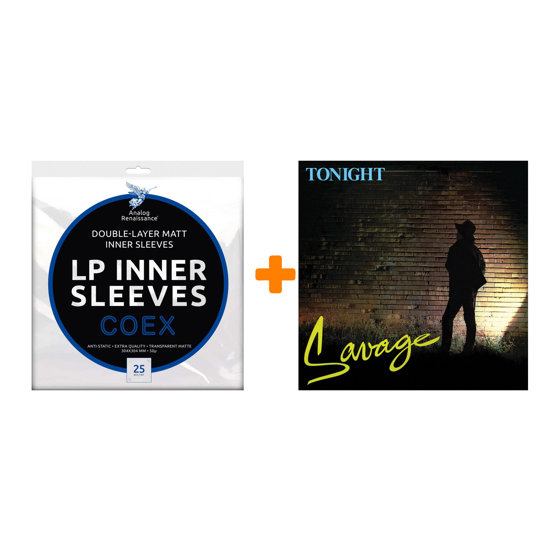 

SAVAGE Tonight LP + Конверты внутренние COEX для грампластинок 12" 25шт Набор
