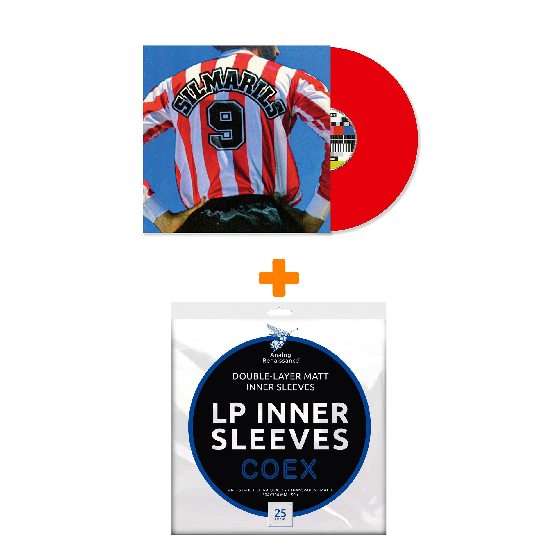 

SILMARILS Original Karma Coloured Red Vinyl LP + Конверты внутренние COEX для грампластинок 12" 25шт Набор