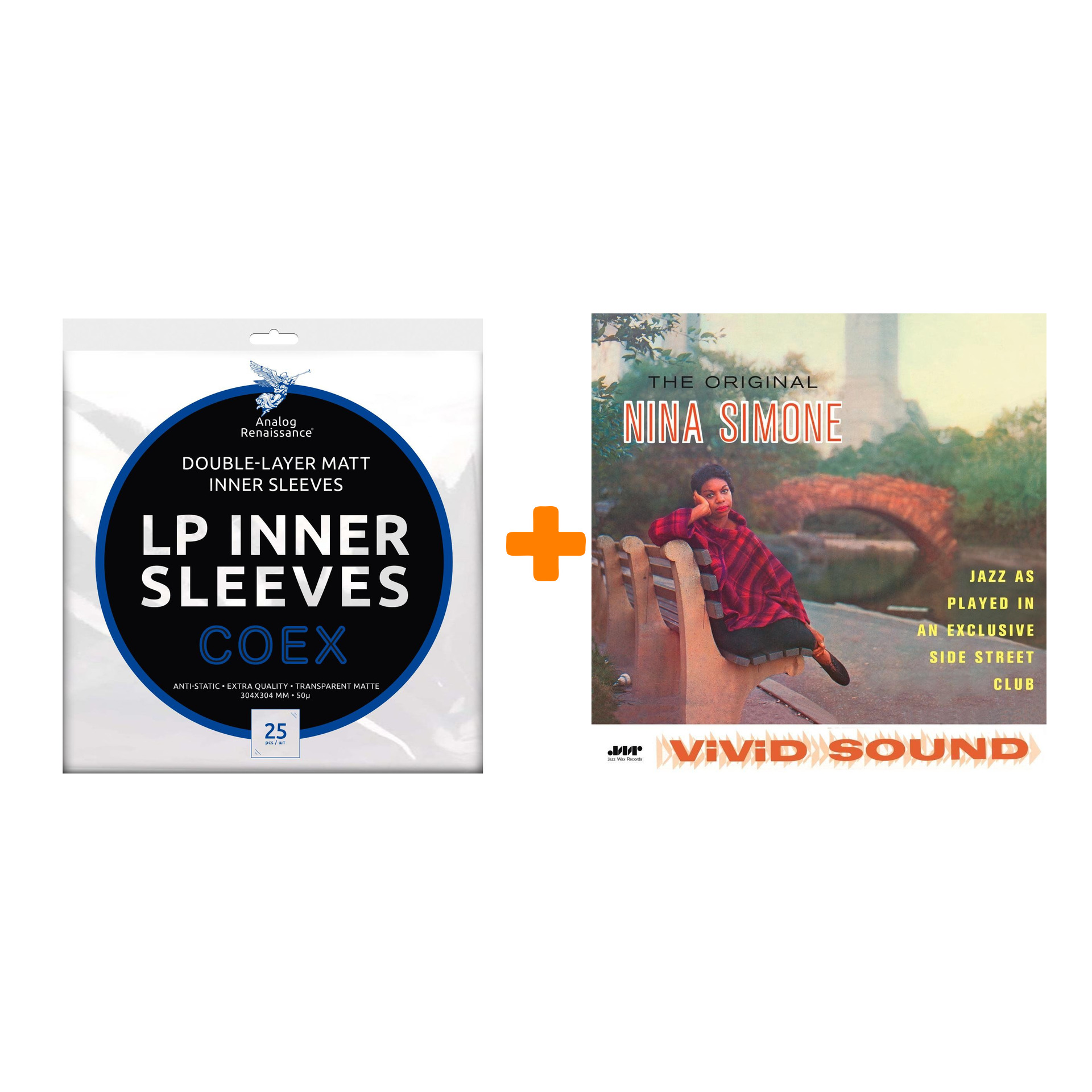 

SIMONE NINA The Original LP + Конверты внутренние COEX для грампластинок 12" 25шт Набор