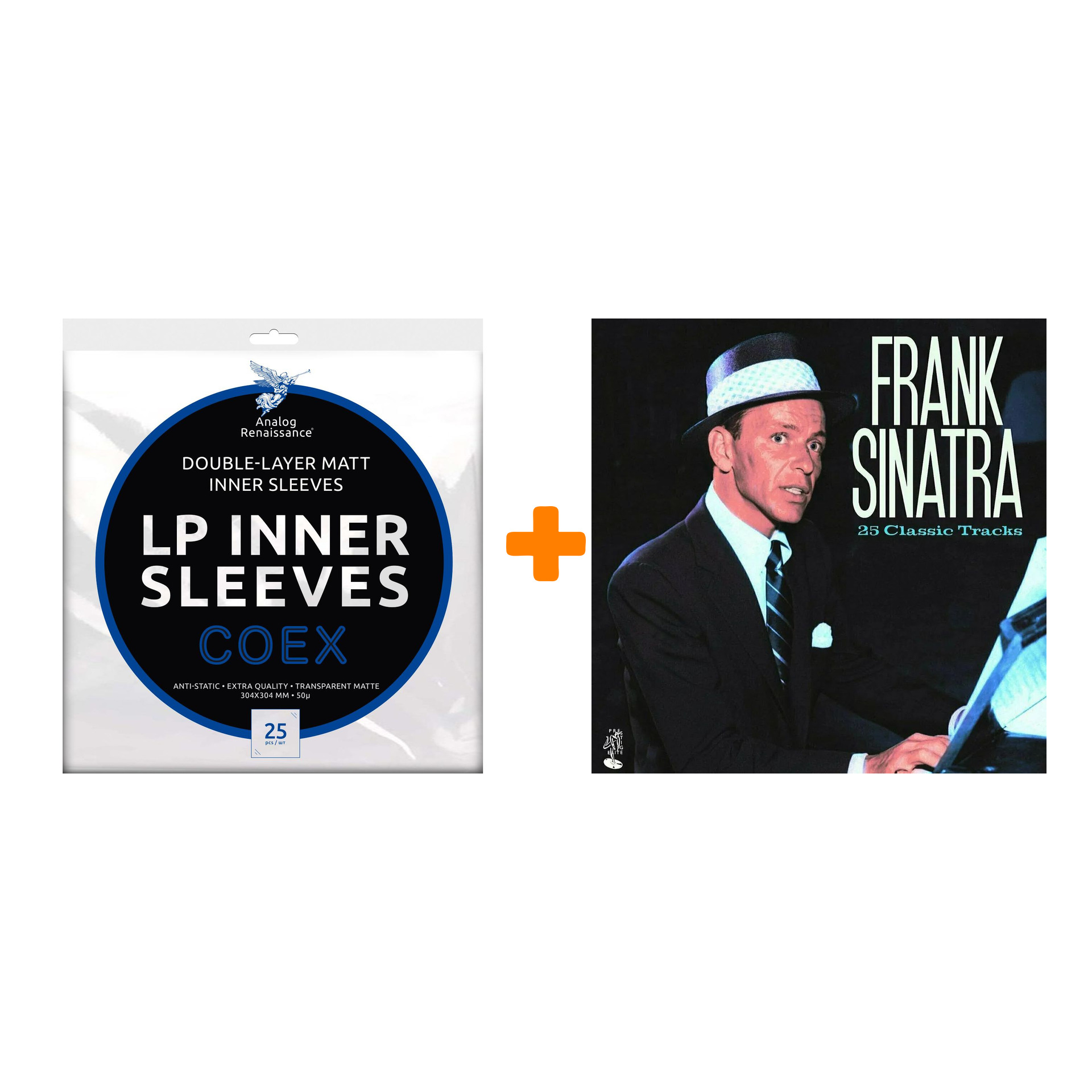 

SINATRA FRANK 25 Classic Tracks 2LP + Конверты внутренние COEX для грампластинок 12" 25шт Набор