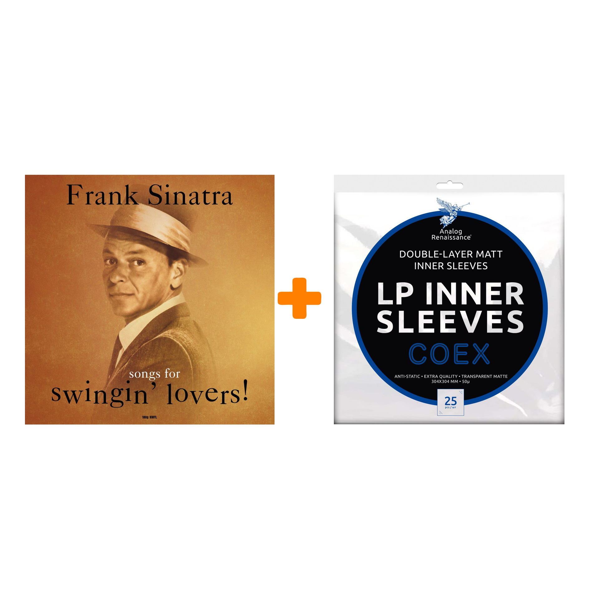 SINATRA FRANK Songs For Swingin` Lovers LP + Конверты внутренние COEX для грампластинок 12 25шт Набор