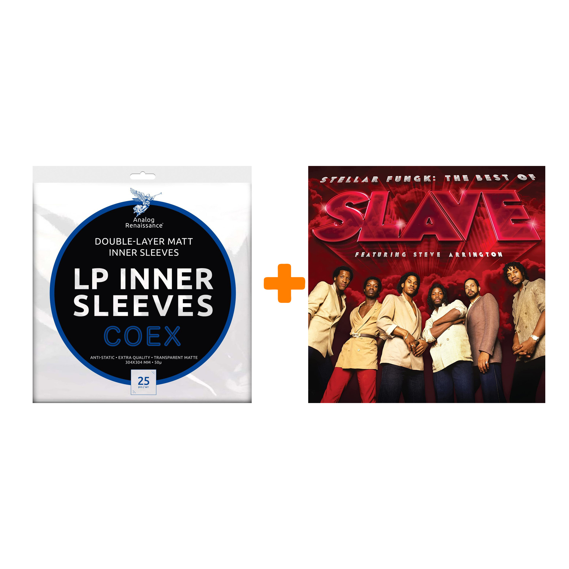 

SLAVE & ARRINGTON STEVE Stellar Fungk The Best Of Slave Featuring Steve Arrington Coloured Ruby Red Vinyl 2LP + Конверты внутренние COEX для грамп