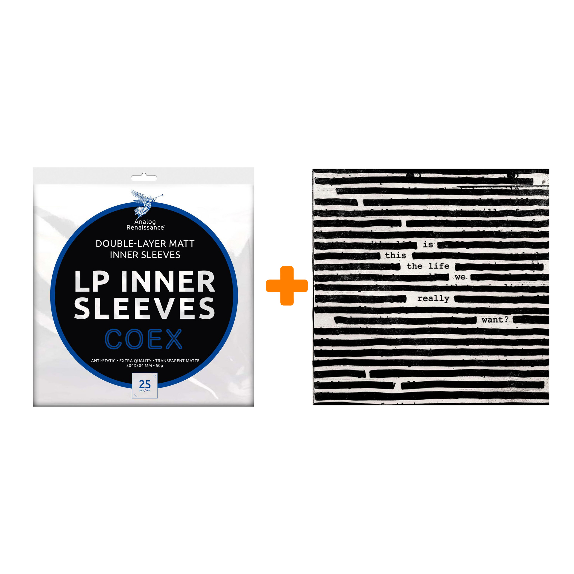 

WATERS ROGER Is This The Life We Really Want 2LP + Конверты внутренние COEX для грампластинок 12" 25шт Набор
