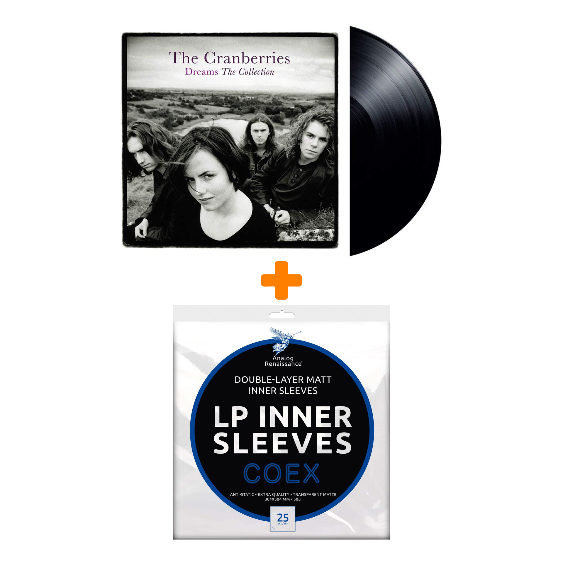 

THE CRANBERRIES Dreams The Collection LP + Конверты внутренние COEX для грампластинок 12" 25шт Набор
