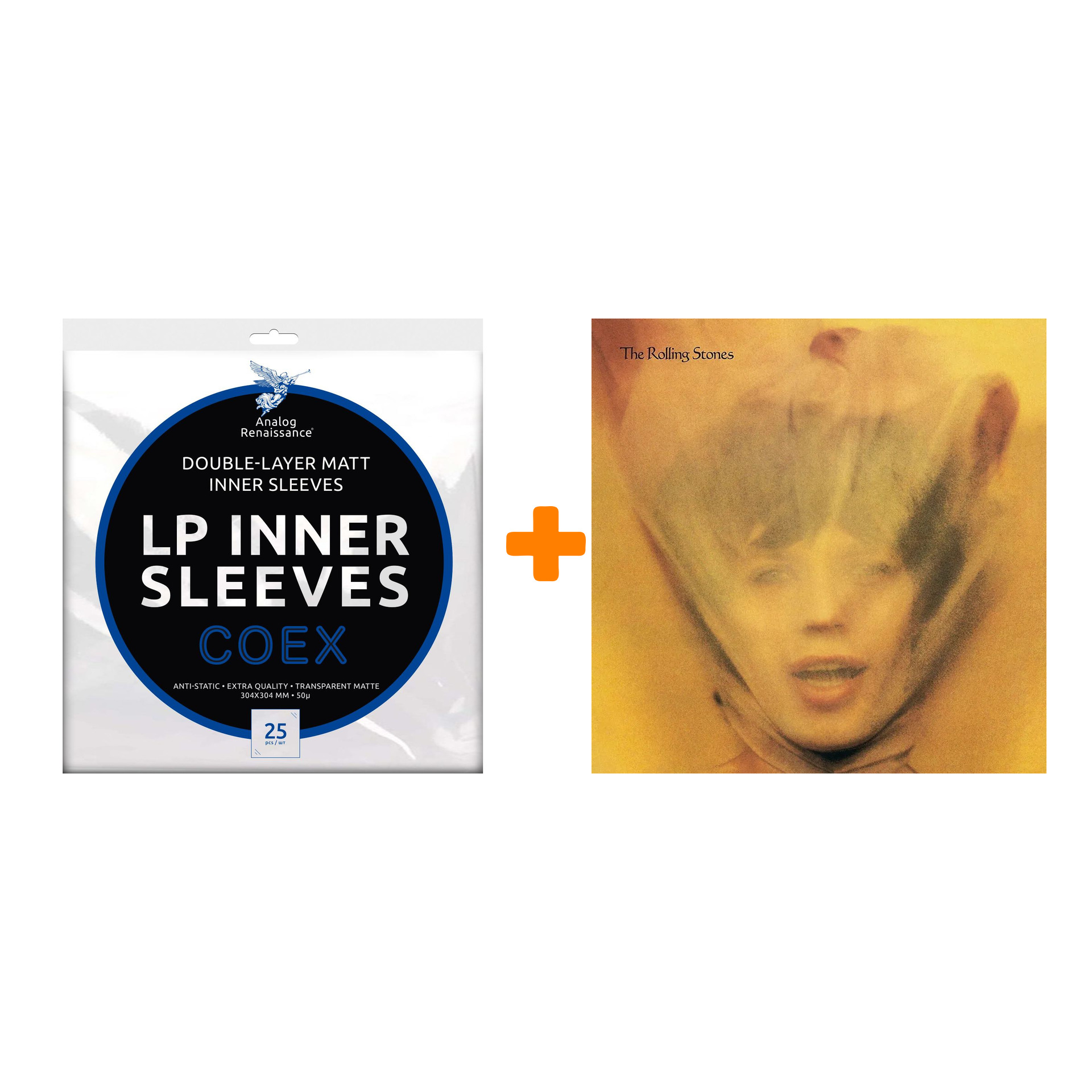 

THE ROLLING STONES Goats Head Soup LP + Конверты внутренние COEX для грампластинок 12" 25шт Набор