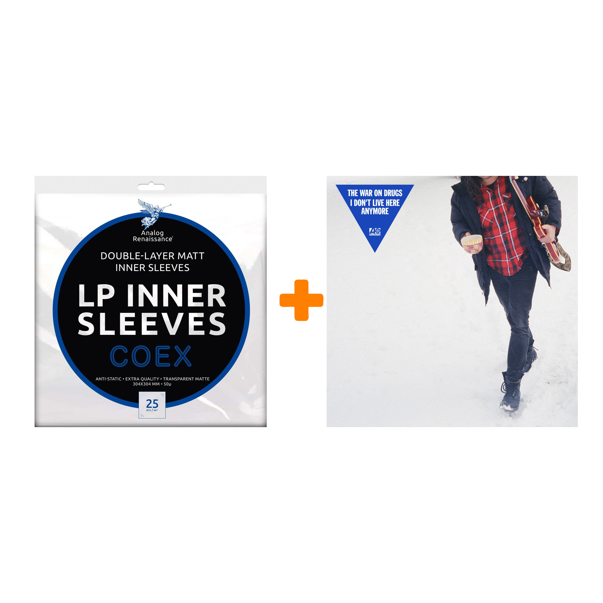 

THE WAR ON DRUGS I Don`t Live Here Anymore 2LP + Конверты внутренние COEX для грампластинок 12" 25шт Набор