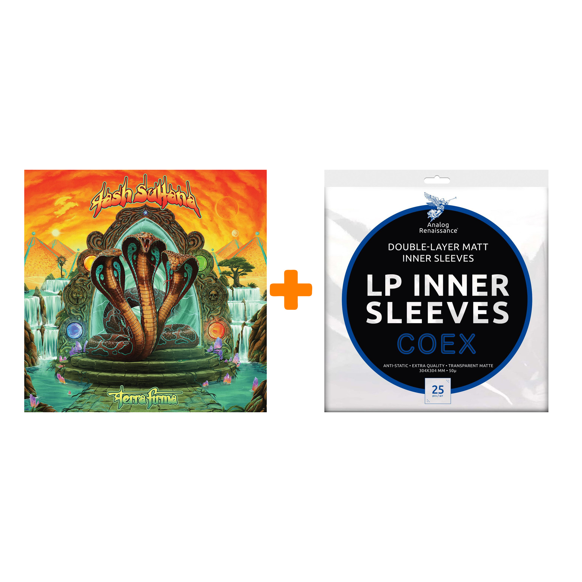 

SULTANA TASH Terra Firma Coloured Vinyl 2LP + Конверты внутренние COEX для грампластинок 12" 25шт Набор