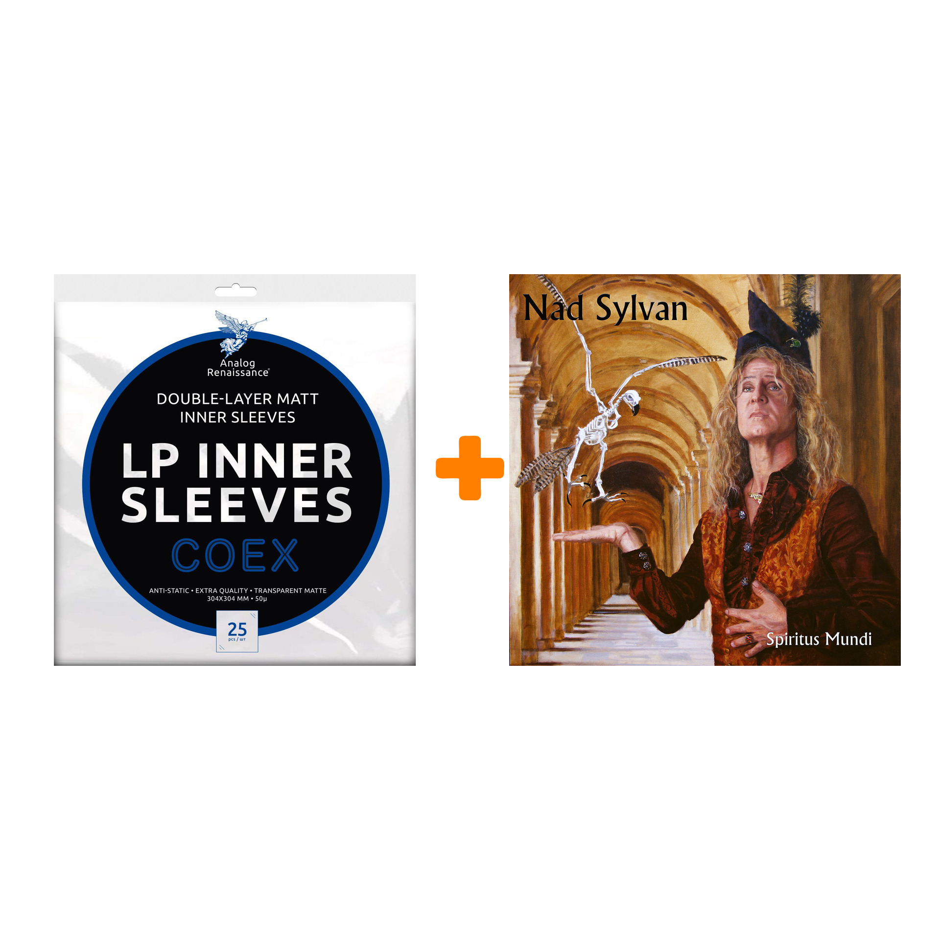 

SYLVAN NAD Spiritus Mundi LP+CD + Конверты внутренние COEX для грампластинок 12" 25шт Набор