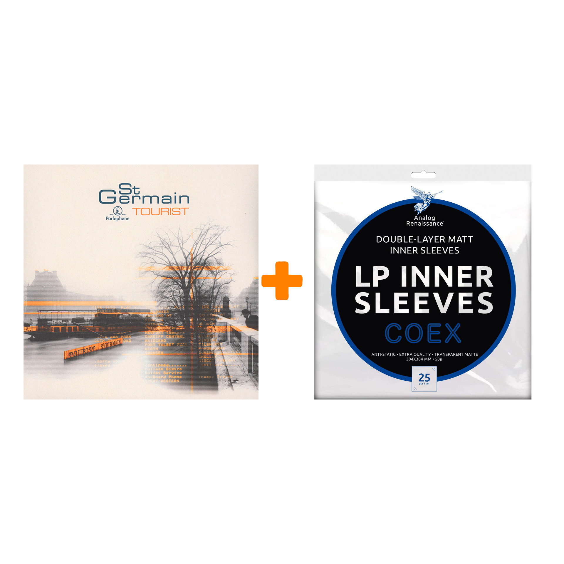 

ST GERMAIN Tourist 2LP + Конверты внутренние COEX для грампластинок 12" 25шт Набор