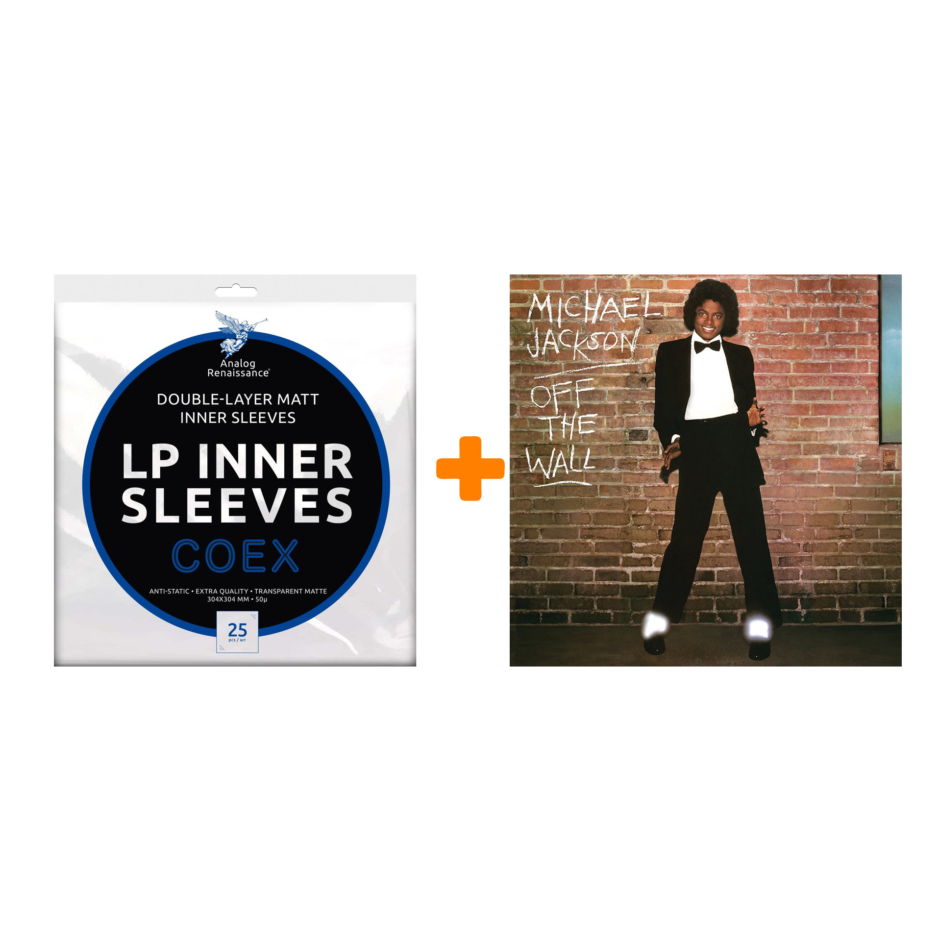 

JACKSON MICHAEL Off The Wall LP + Конверты внутренние COEX для грампластинок 12" 25шт Набор