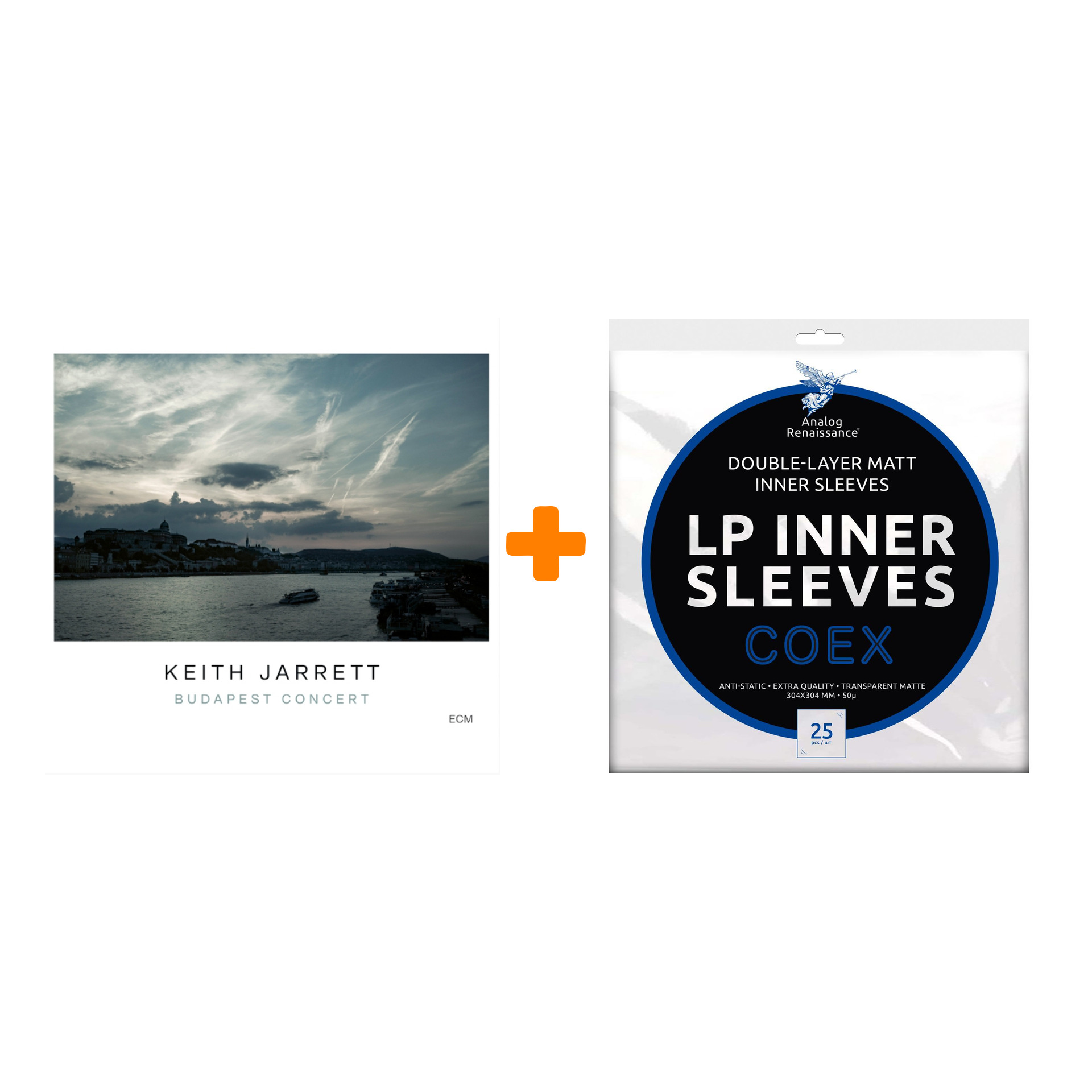 

JARRETT KEITH Budapest Concert 2LP + Конверты внутренние COEX для грампластинок 12" 25шт Набор