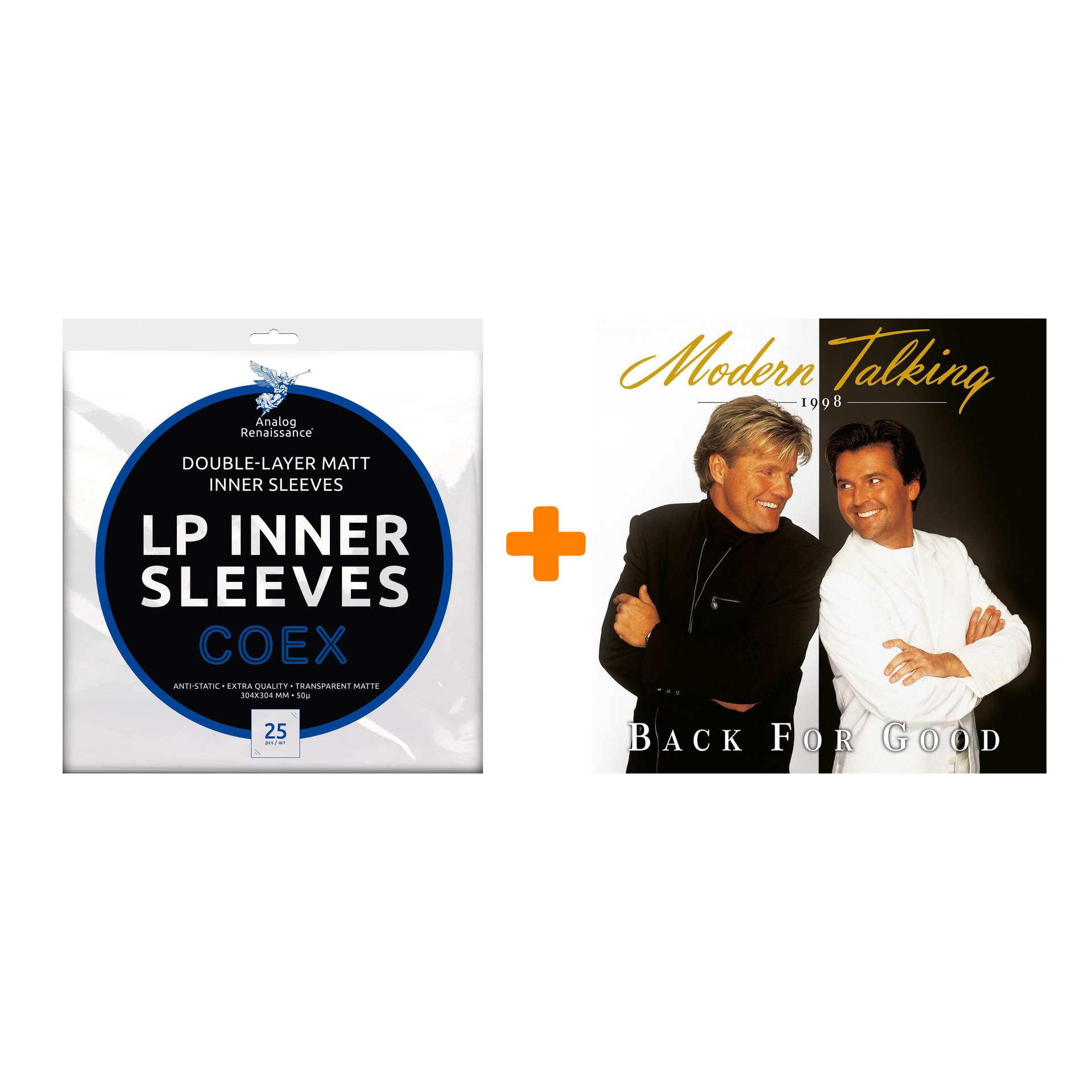 

MODERN TALKING Back For Good 2LP + Конверты внутренние COEX для грампластинок 12" 25шт Набор