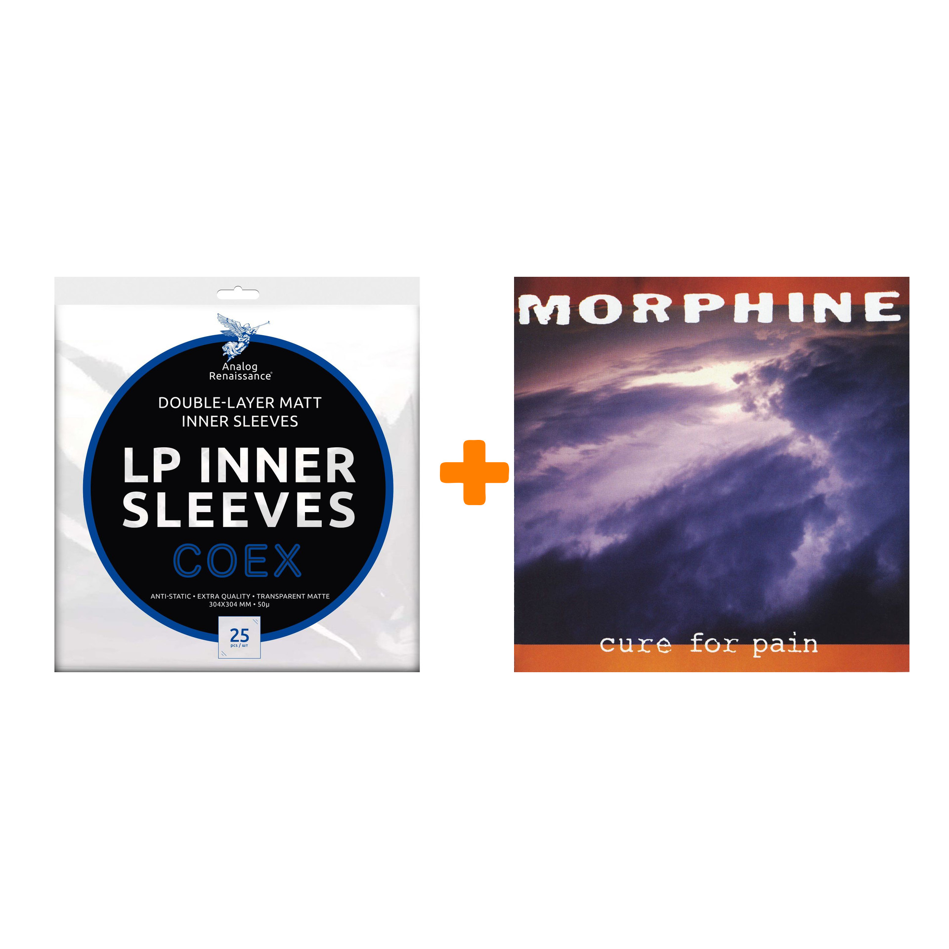 

MORPHINE Cure For Pain LP + Конверты внутренние COEX для грампластинок 12" 25шт Набор