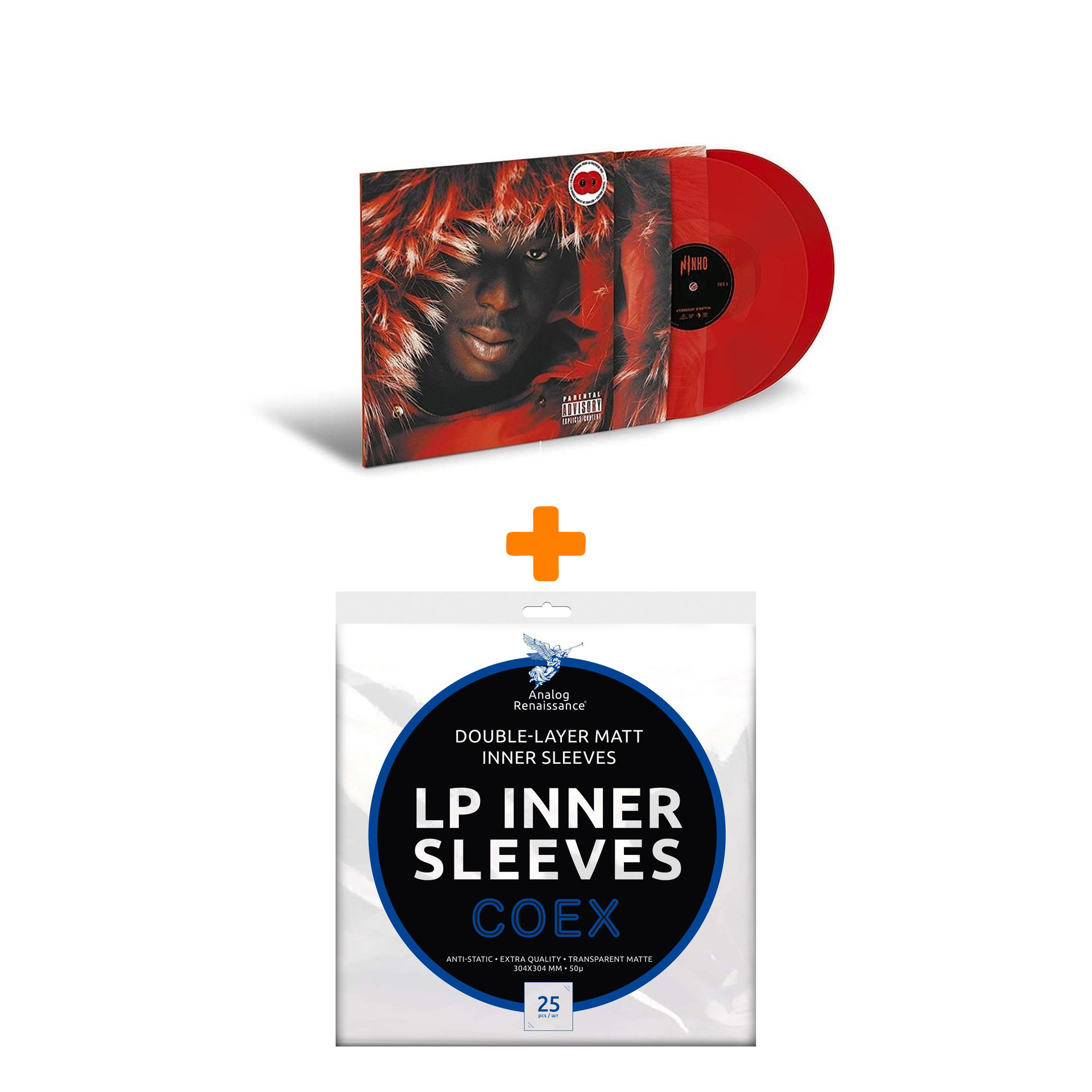 

NINHO Comme Prevu 2LP + Конверты внутренние COEX для грампластинок 12" 25шт Набор