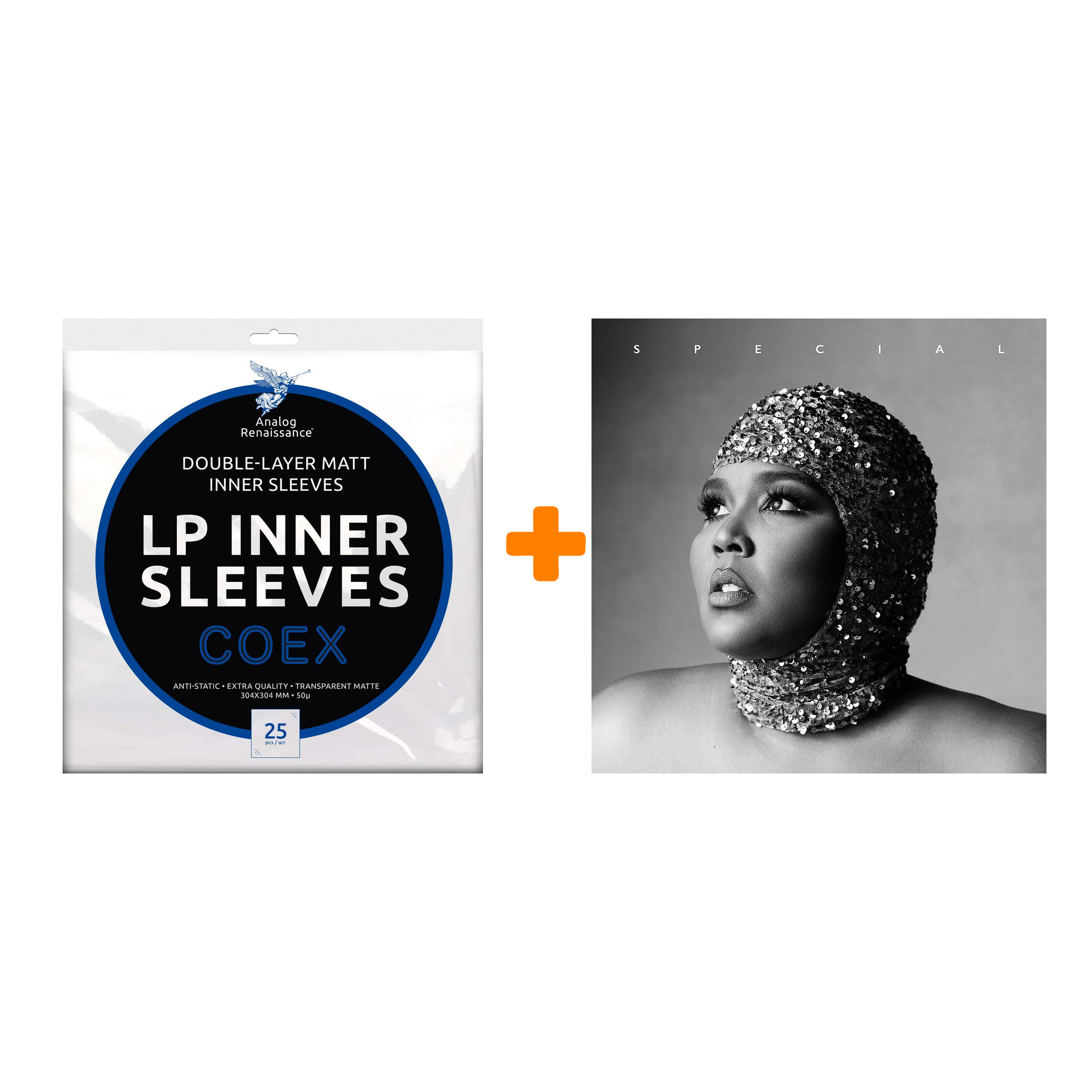 

LIZZO Special LP + Конверты внутренние COEX для грампластинок 12" 25шт Набор