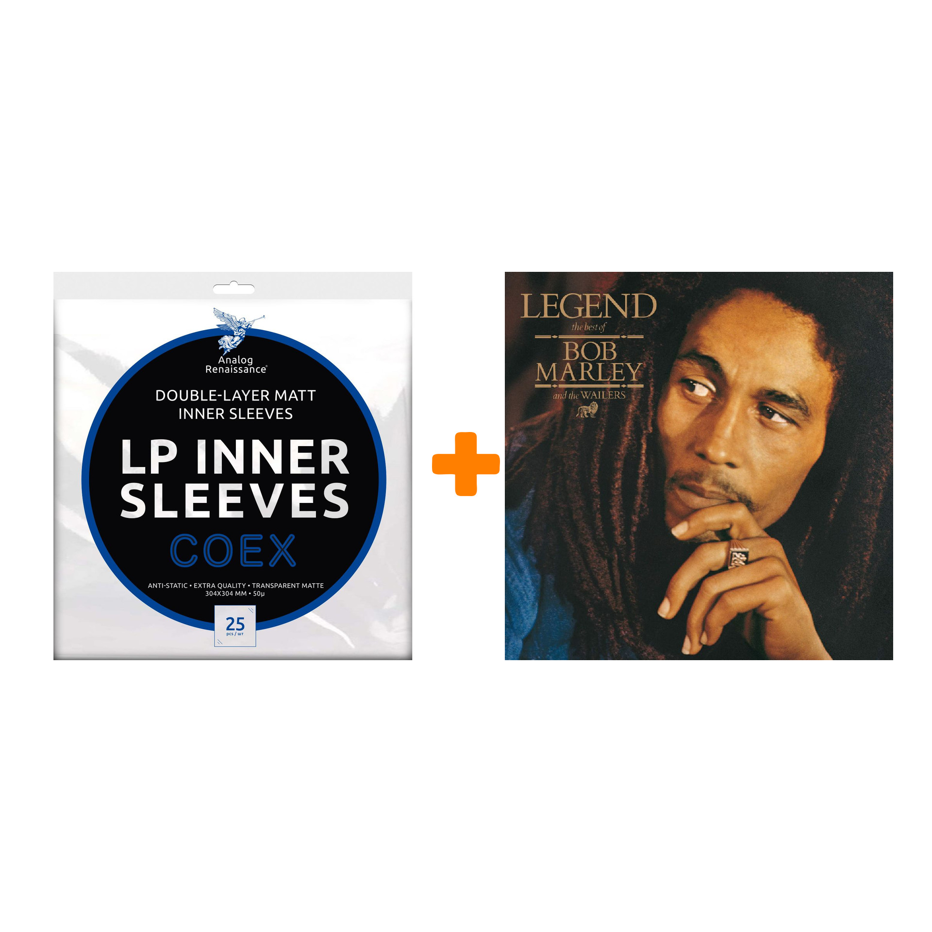 

MARLEY BOB & THE WAILERS Legend The Best Of LP + Конверты внутренние COEX для грампластинок 12" 25шт Набор