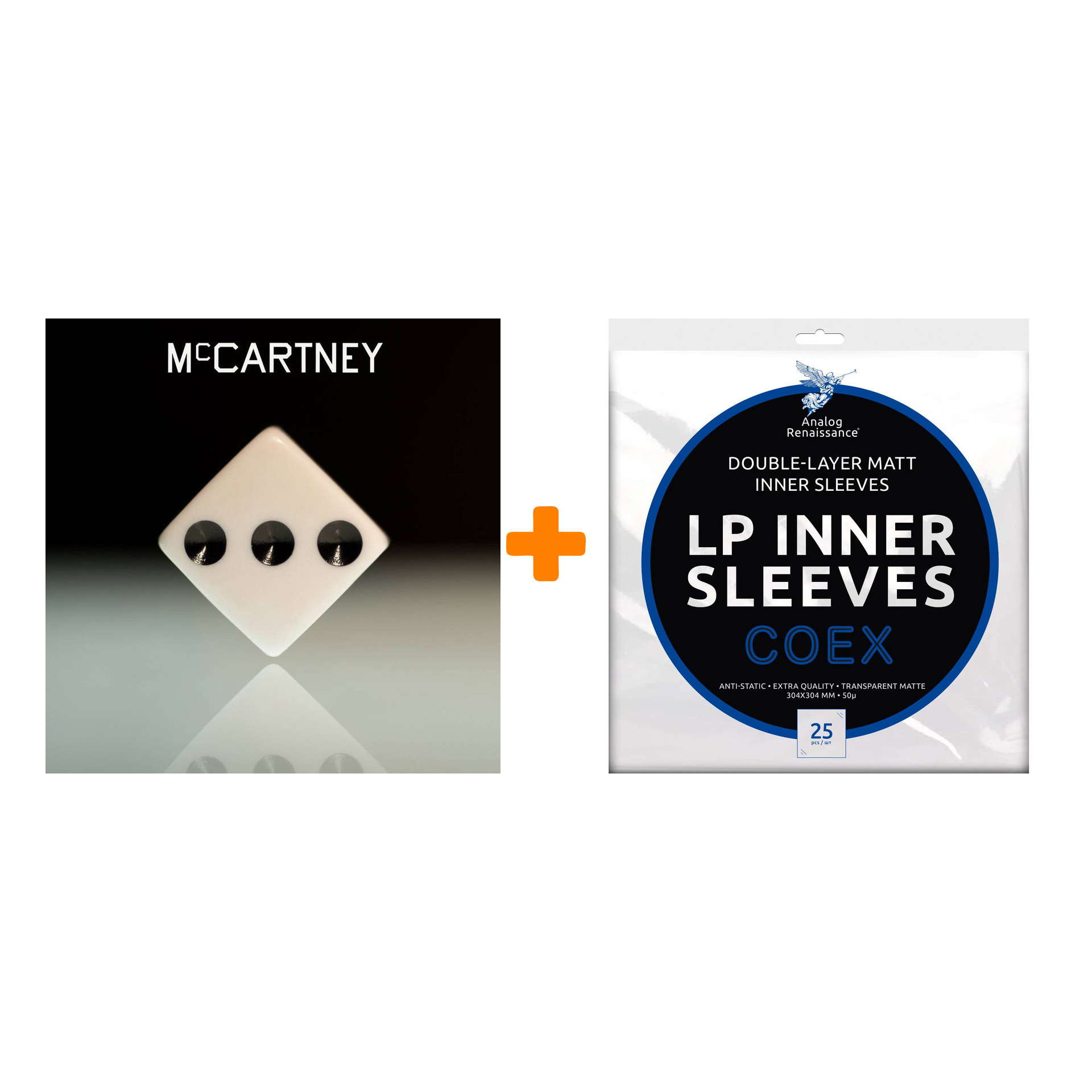 MCCARTNEY PAUL McCartney III LP + Конверты внутренние COEX для грампластинок 12 25шт Набор