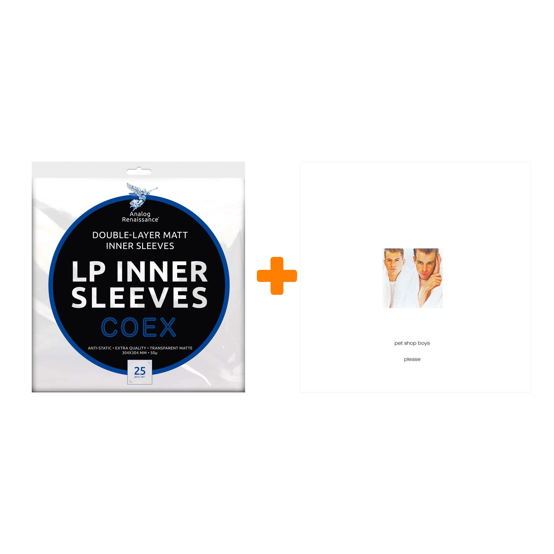 

PET SHOP BOYS Please LP + Конверты внутренние COEX для грампластинок 12" 25шт Набор