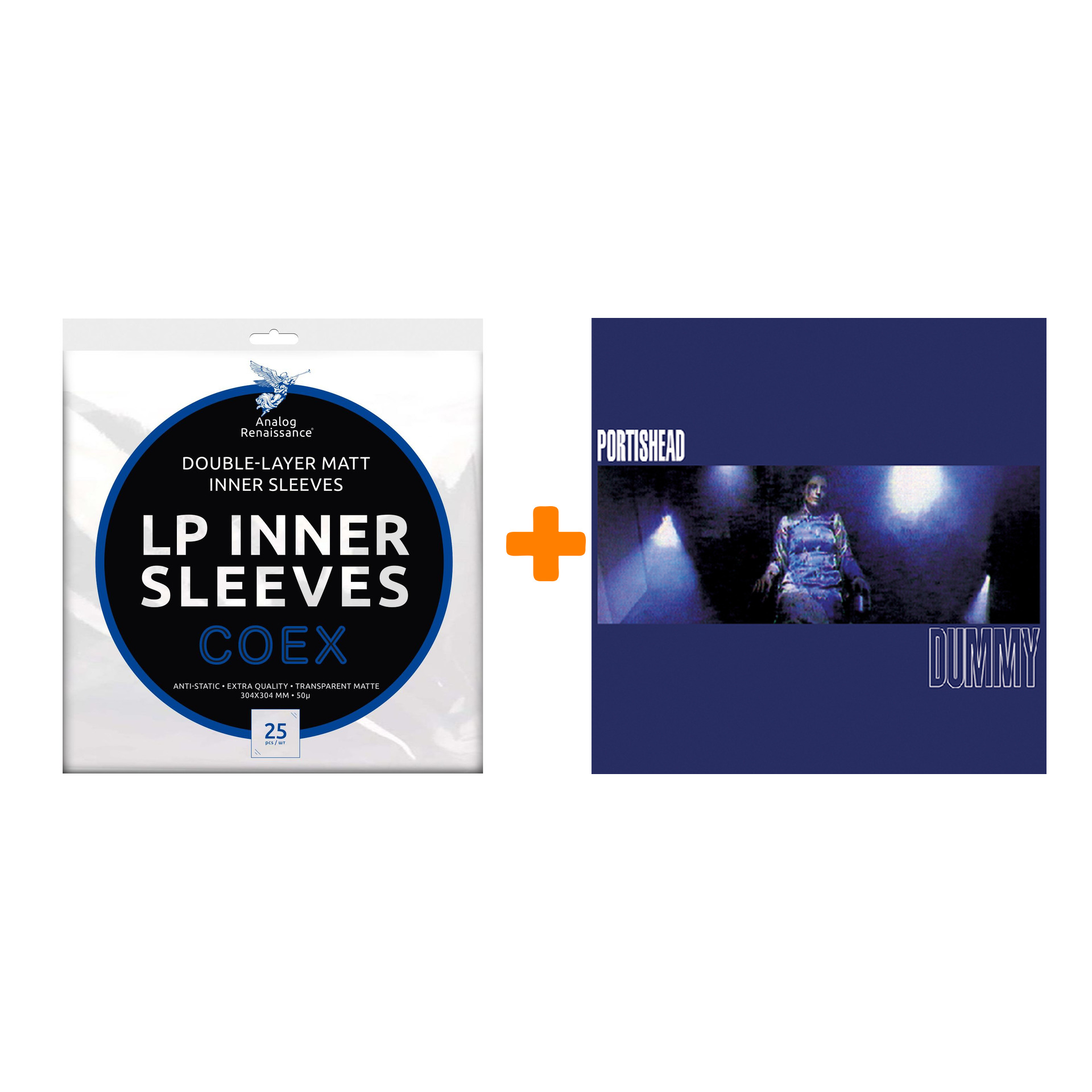

PORTISHEAD Dummy LP + Конверты внутренние COEX для грампластинок 12" 25шт Набор