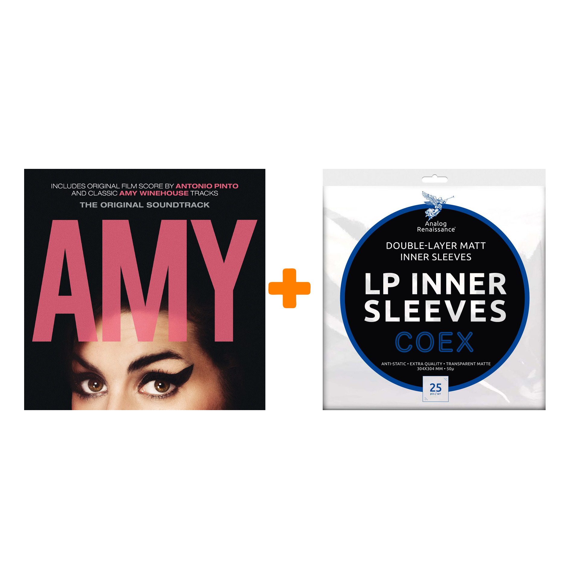 

OST AMY 2LP + Конверты внутренние COEX для грампластинок 12" 25шт Набор