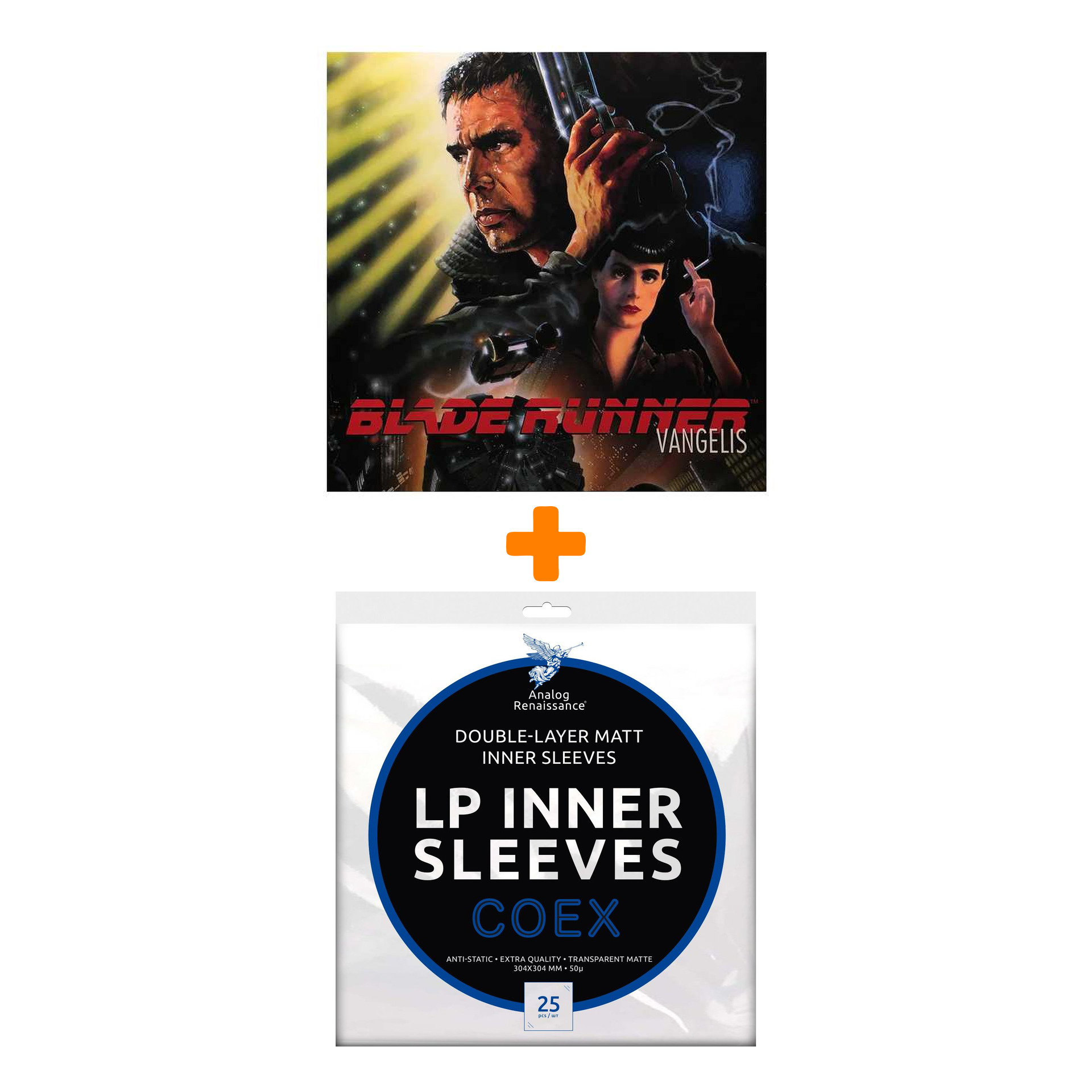 

OST Blade Runner LP + Конверты внутренние COEX для грампластинок 12" 25шт Набор