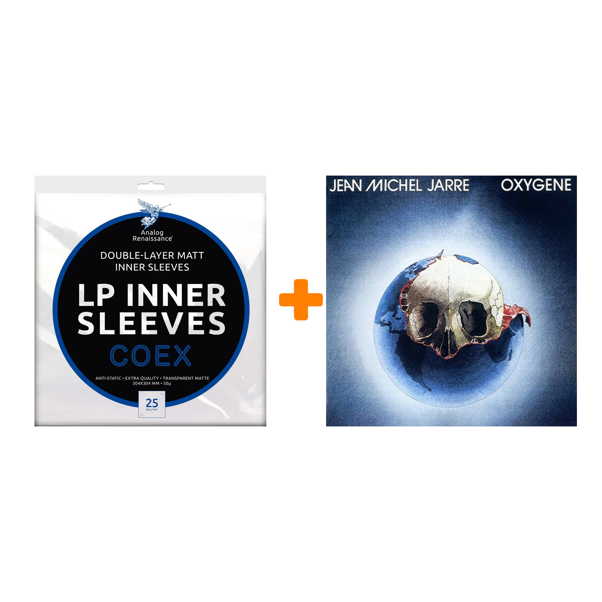 

JARRE JEAN MICHEL Oxygene LP + Конверты внутренние COEX для грампластинок 12" 25шт Набор