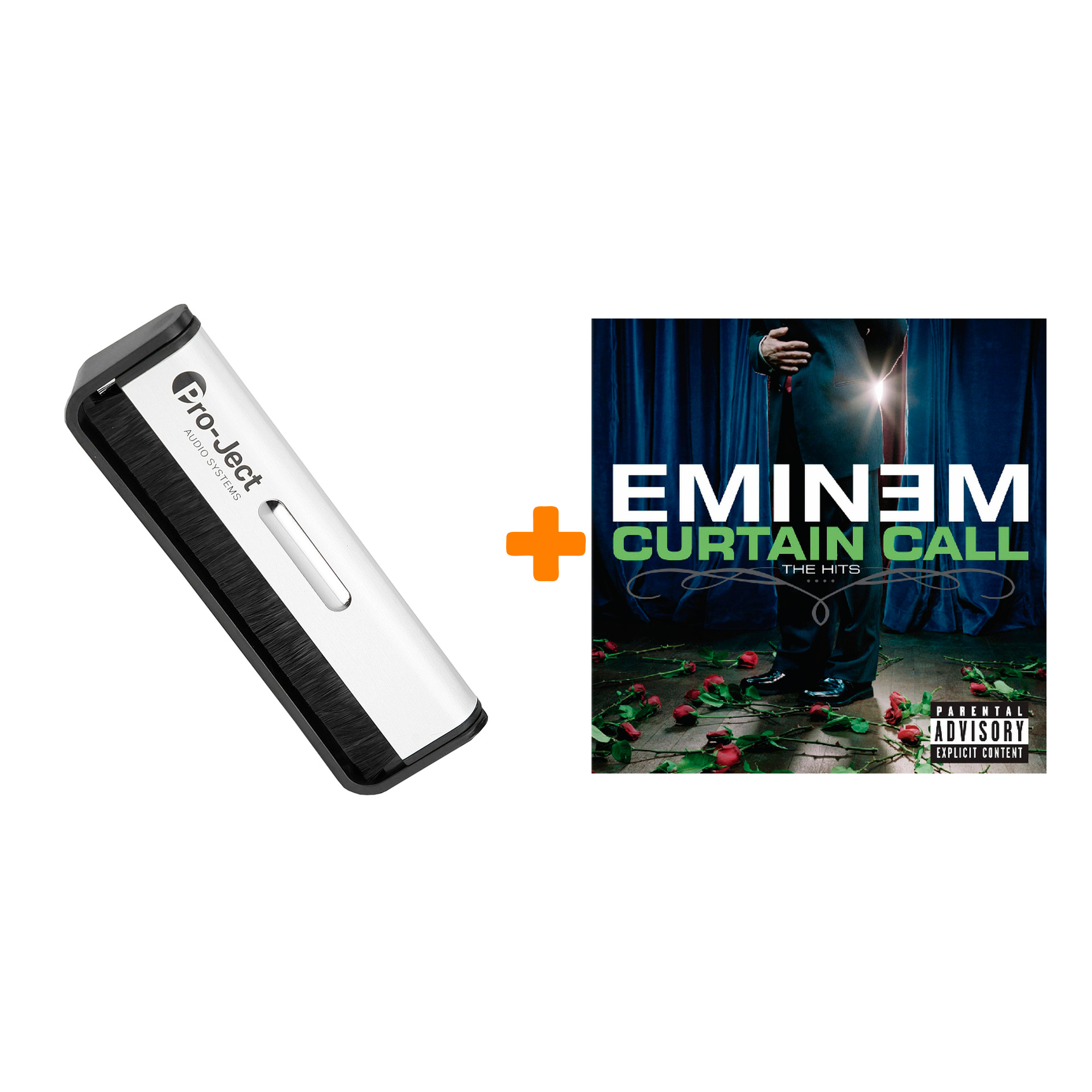 

EMINEM Curtain Call The Hits 2LP + Щетка для LP Brush It Набор