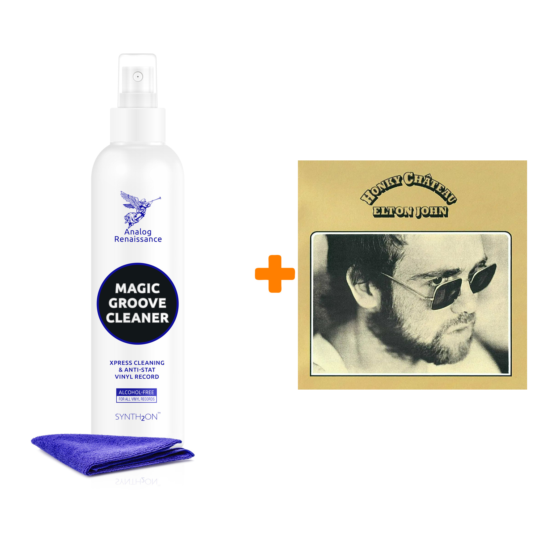 

JOHN ELTON Honky Chateau LP + Спрей для очистки LP с микрофиброй 250мл Набор