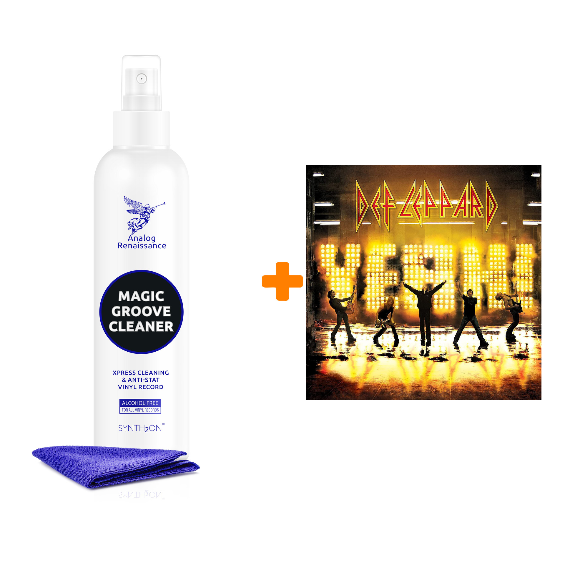 

DEF LEPPARD Yeah! 2LP + Спрей для очистки LP с микрофиброй 250мл Набор