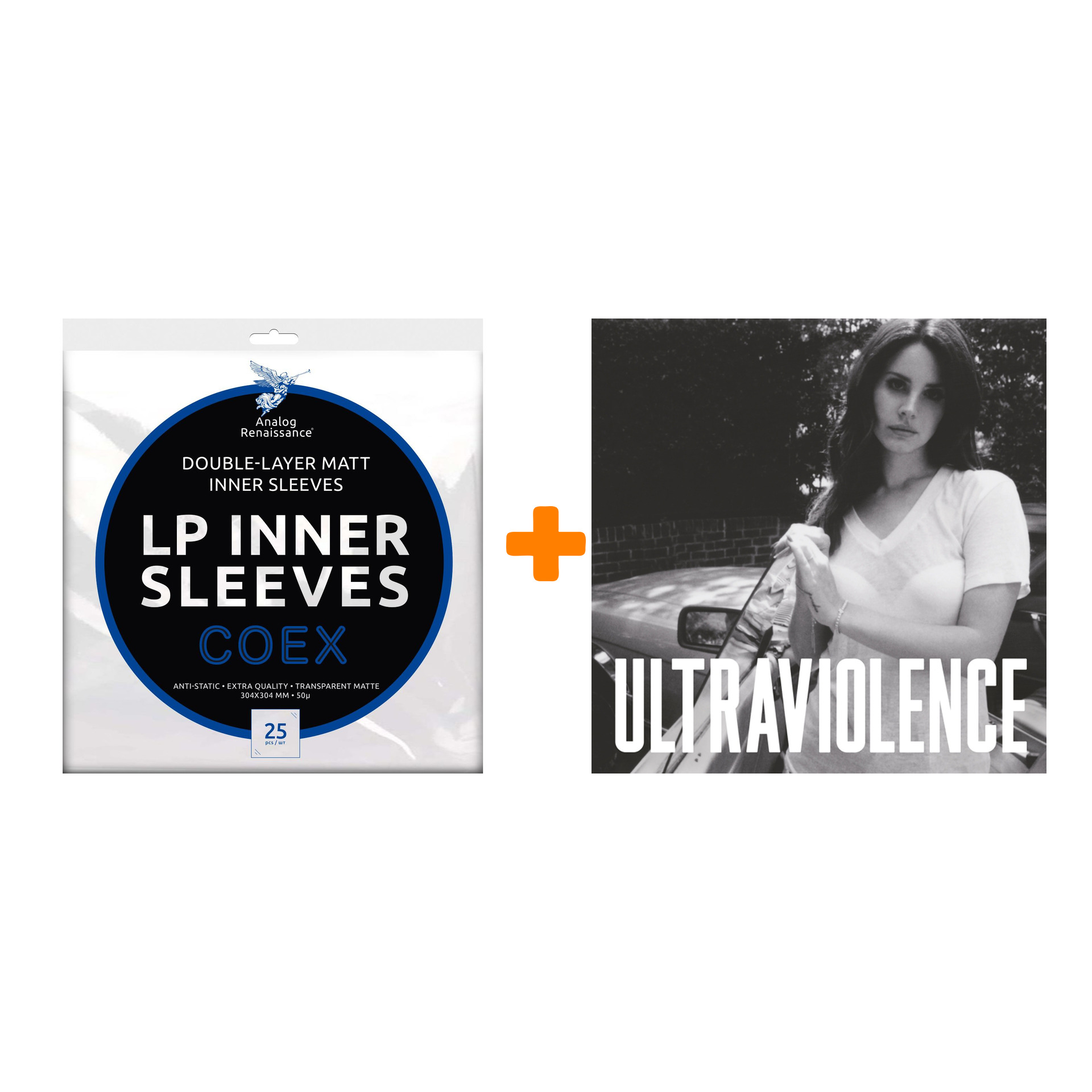 цена DEL REY LANA Ultraviolence 2LP + Конверты внутренние COEX для грампластинок 12 25шт Набор