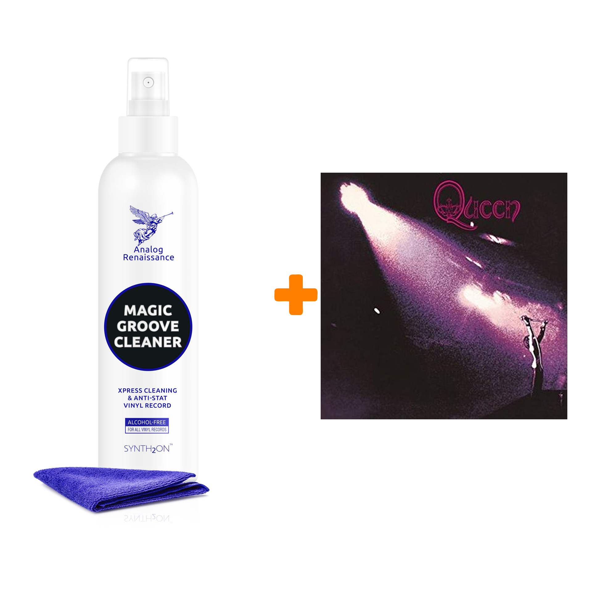 

QUEEN Queen LP + Спрей для очистки LP с микрофиброй 250мл Набор