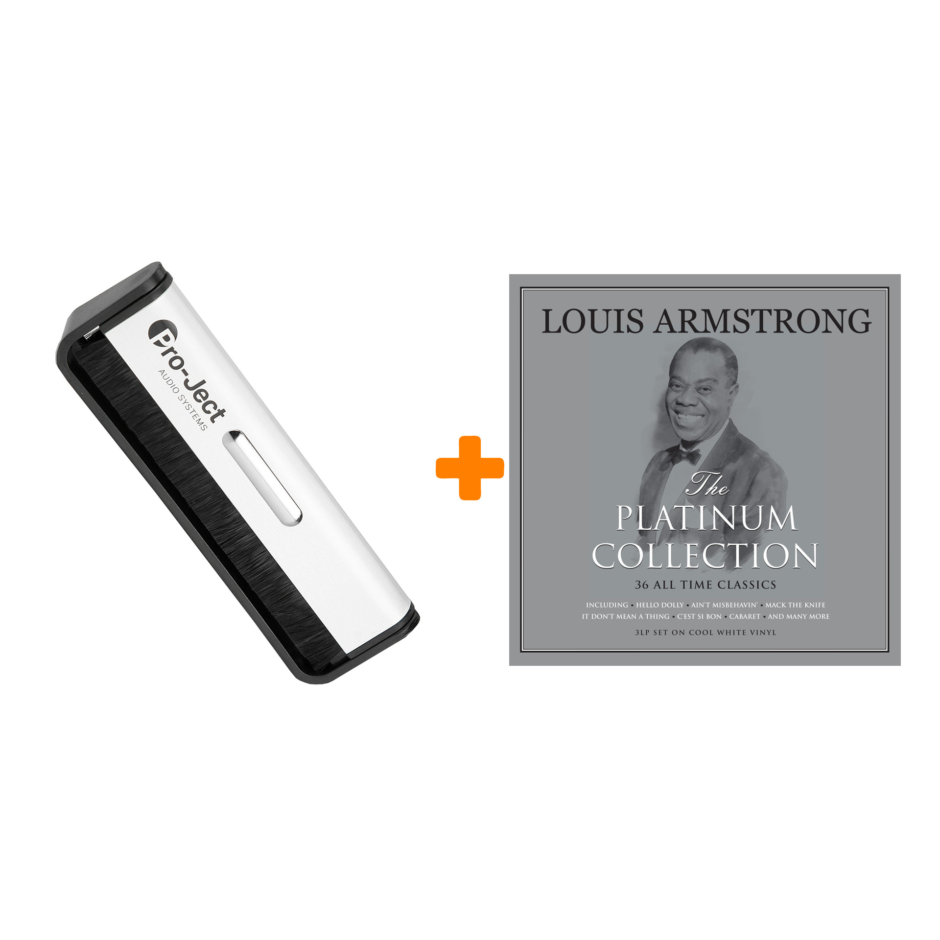 

ARMSTRONG LOUIS The Platinum Collection 3LP + Щетка для LP Brush It Набор