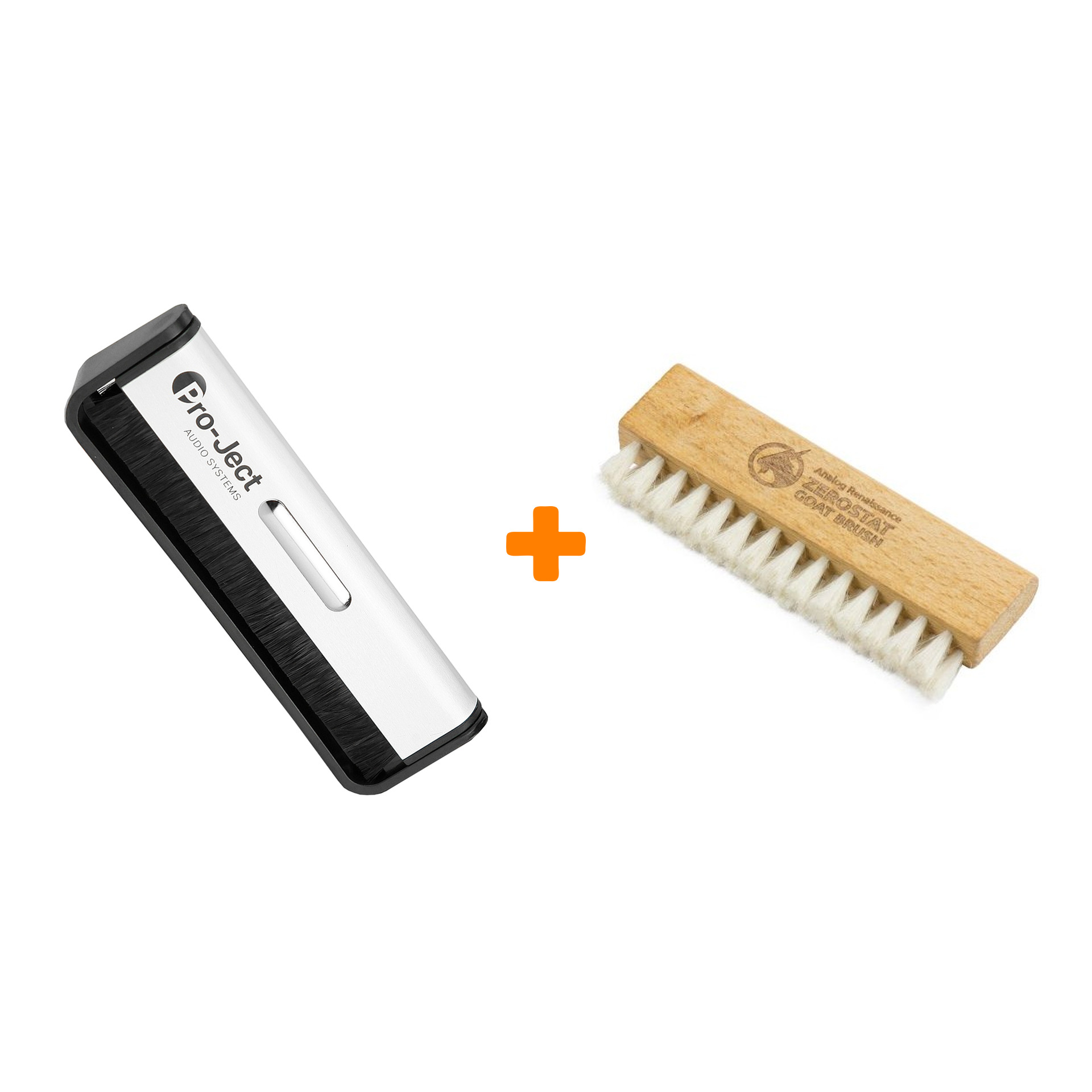 

Щетка универсальная из козьей шерсти + Щетка для LP Brush It Набор