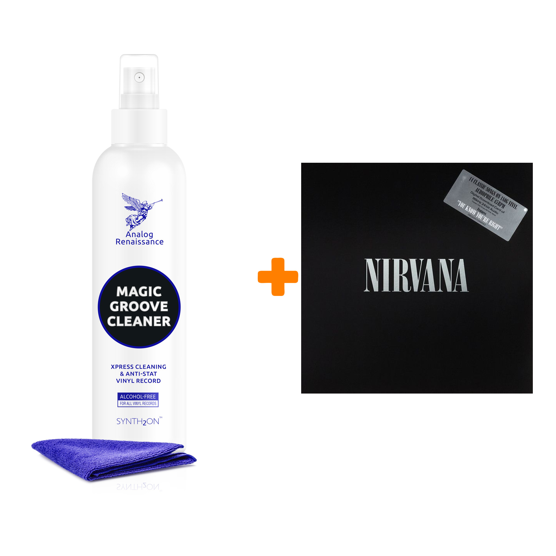 цена NIRVANA Nirvana Deluxe Edition 2LP + Спрей для очистки LP с микрофиброй 250мл Набор