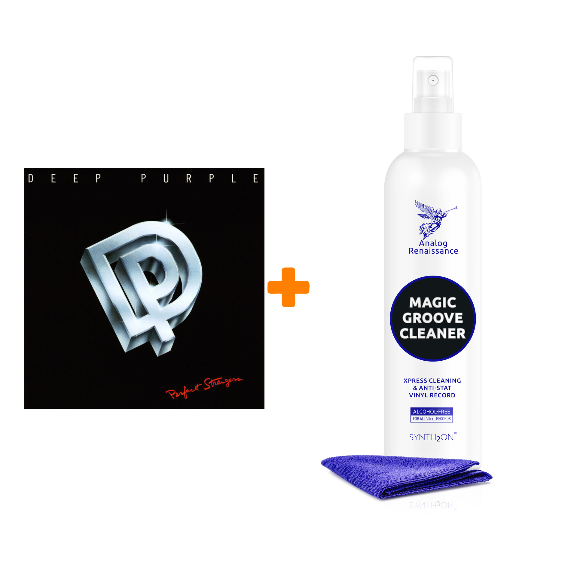 цена DEEP PURPLE Perfect Strangers LP + Спрей для очистки LP с микрофиброй 250мл Набор