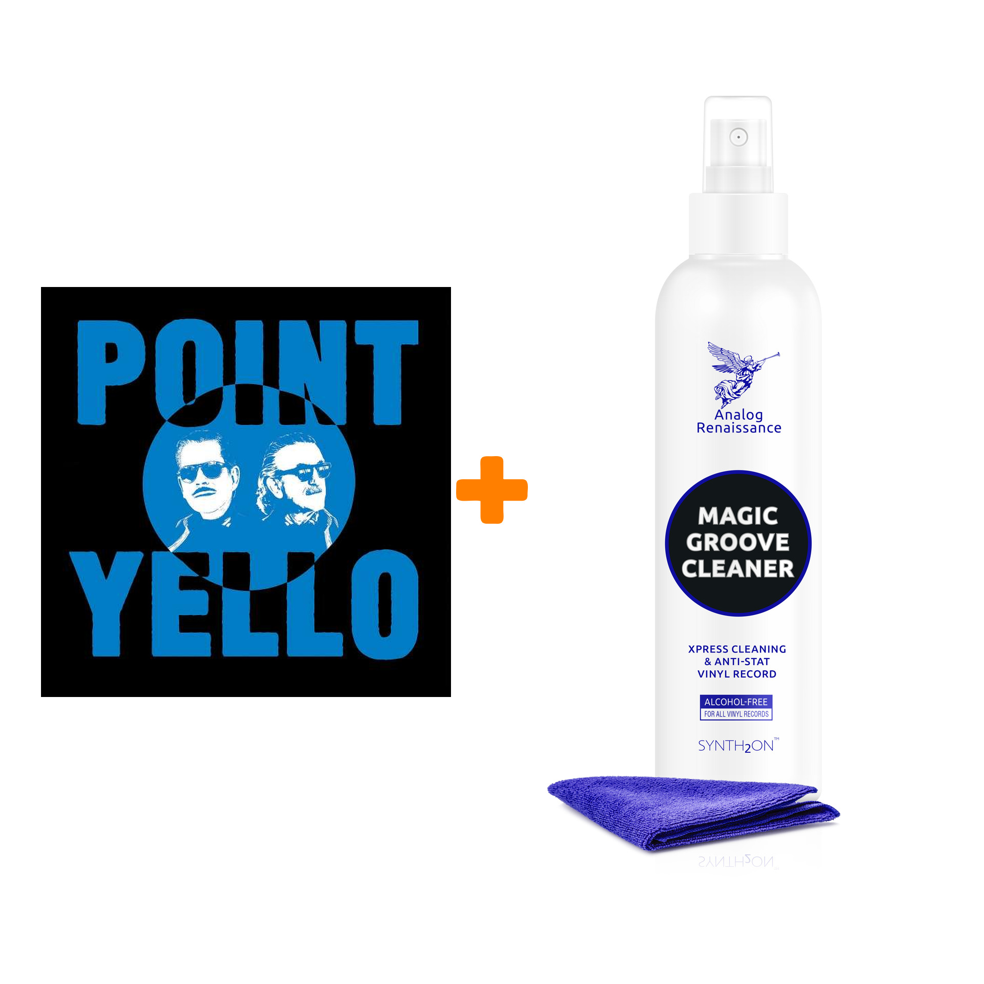 

YELLO Point LP + Спрей для очистки LP с микрофиброй 250мл Набор