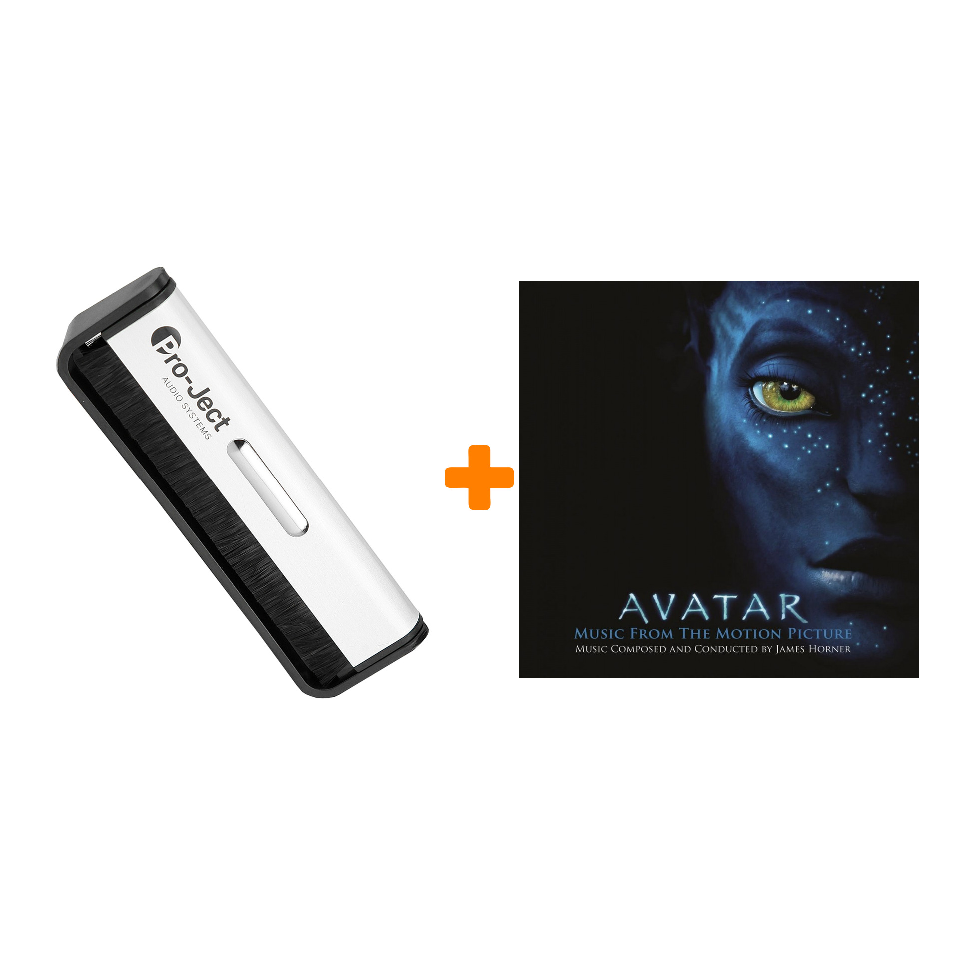 

OST Avatar James Horner Limited Edition Blue Marbled Vinyl 2LP + Щетка для LP Brush It Набор