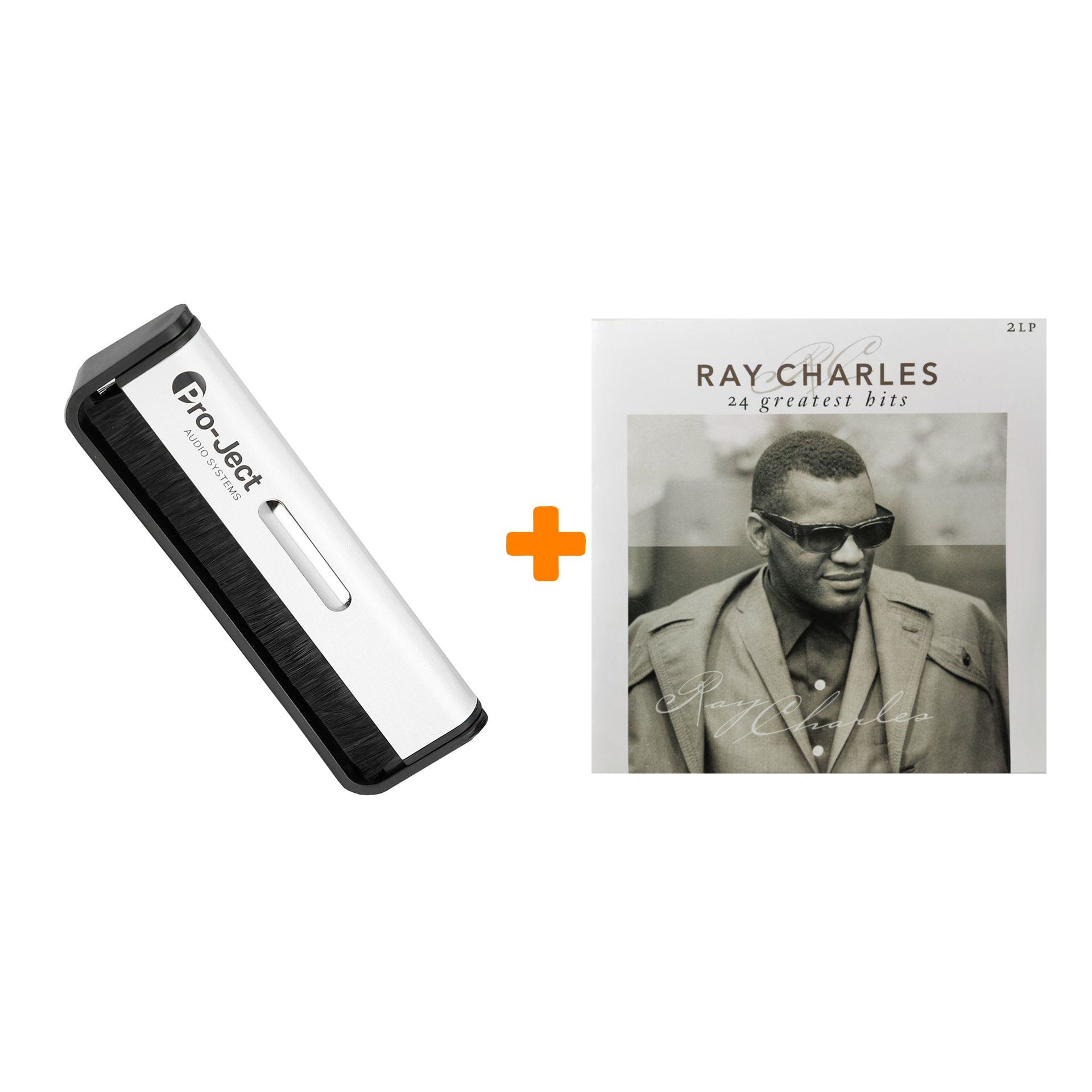 

CHARLES RAY 24 Greatest Hits 2LP + Щетка для LP Brush It Набор