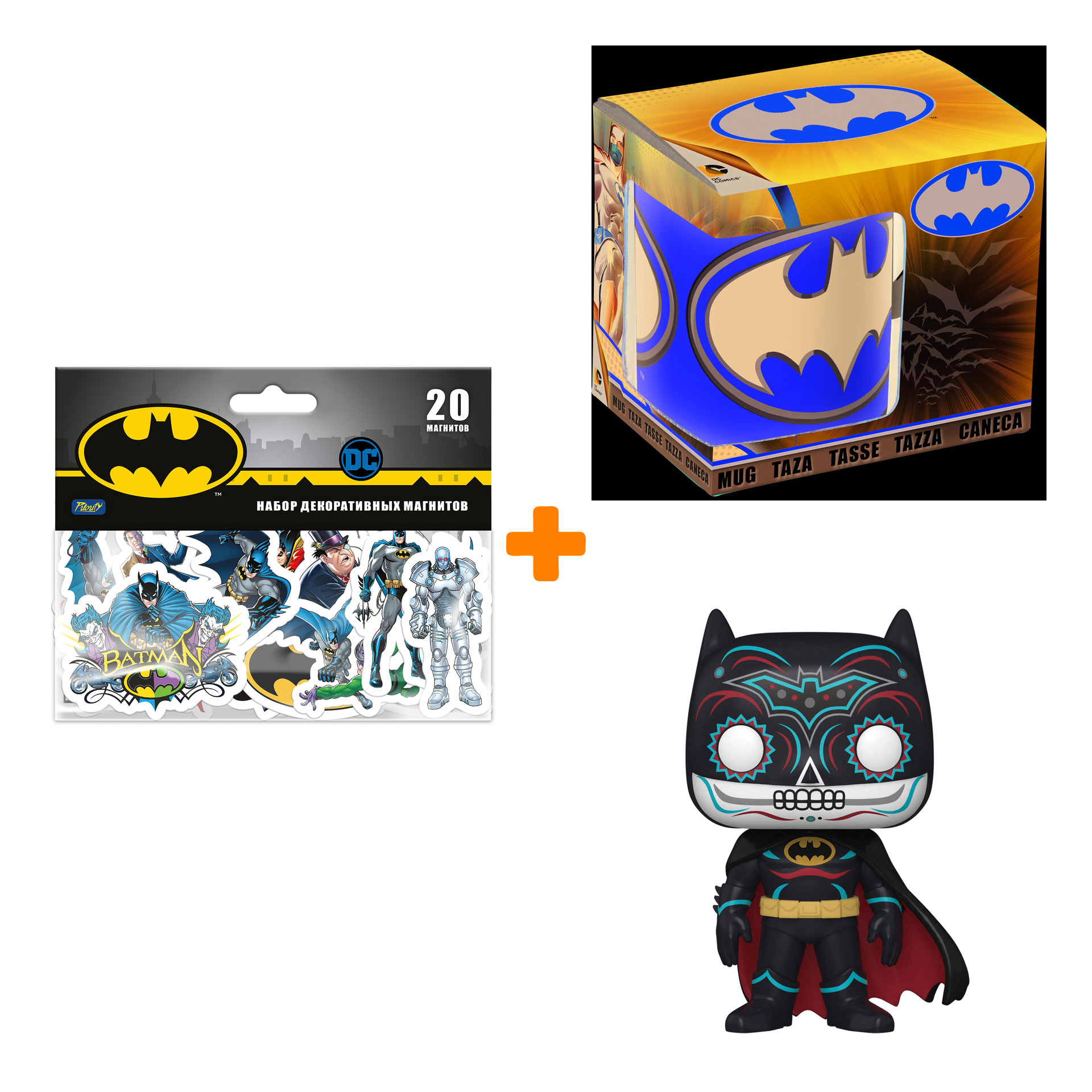 

Подарочный набор Batman (фигурка, магниты, кружка)