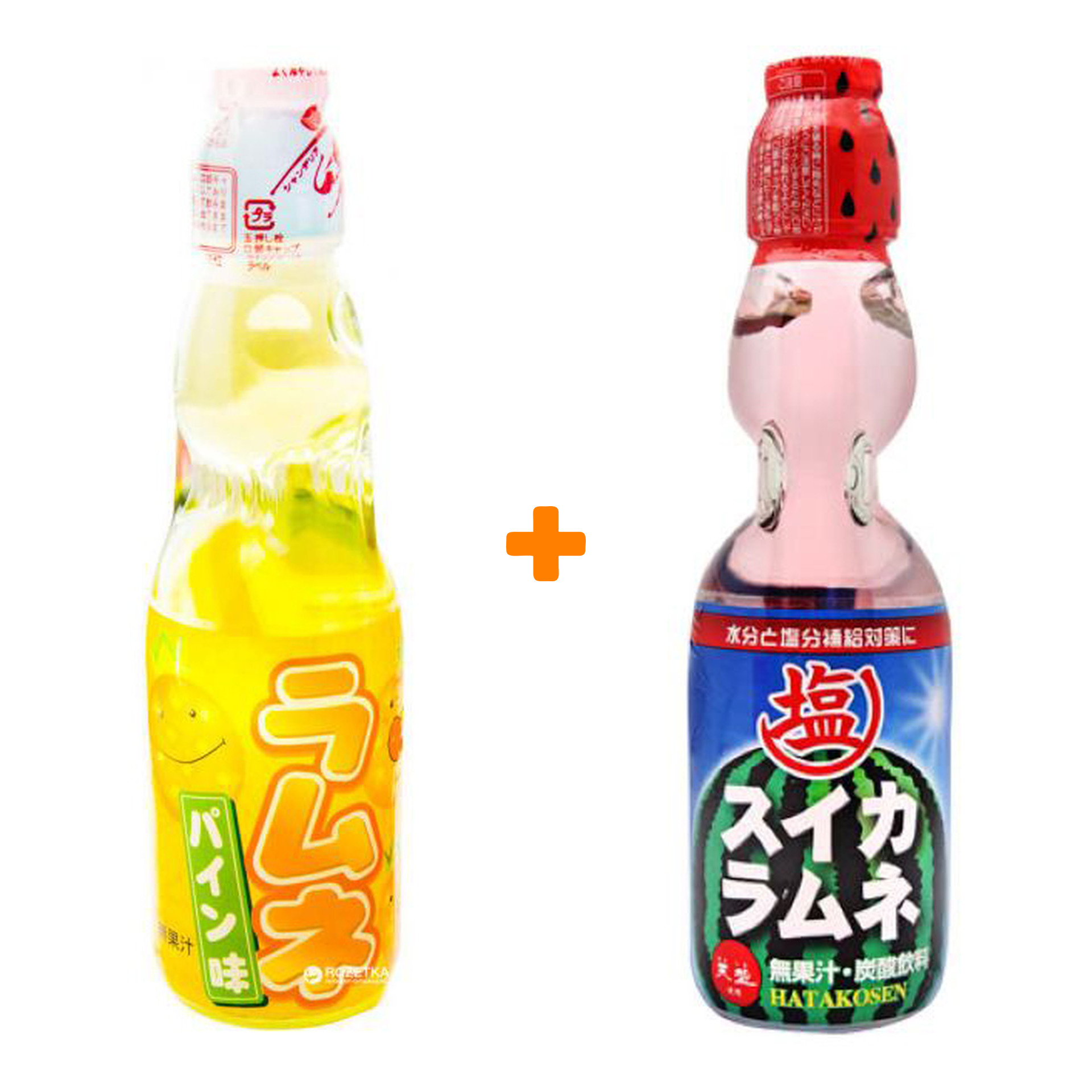 

Набор Ramune японский лимонад (ананас, арбуз)