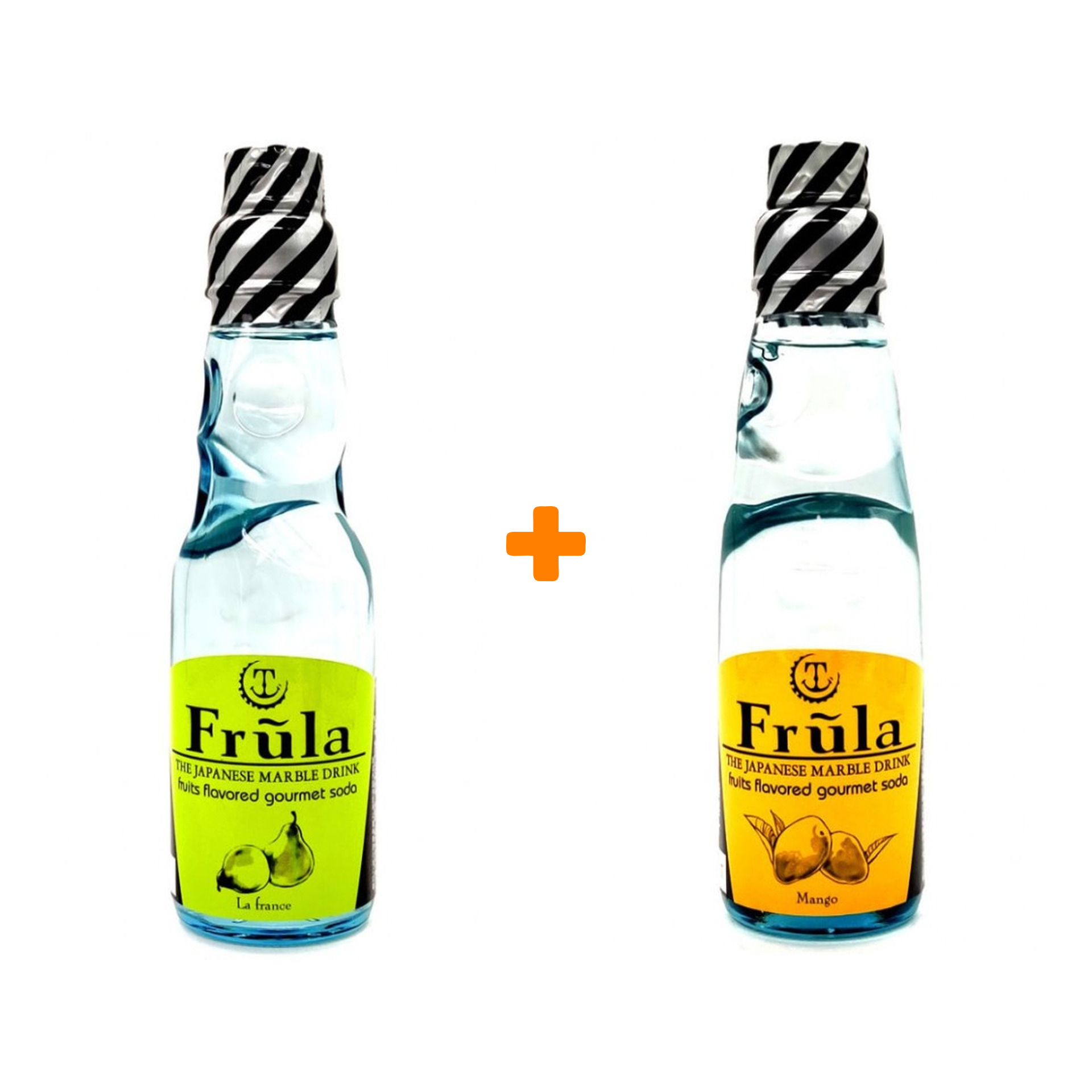

Набор Ramune: Frula японский лимонад (груша + манго)