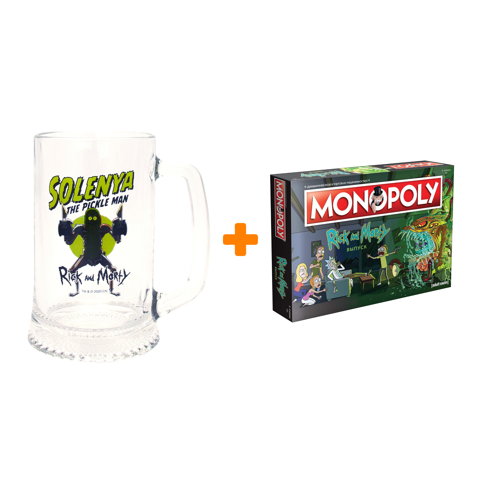 

Набор Rick And Morty (кружки Rick And Morty – Соленья + настольная игра Монополия: Rick And Morty)