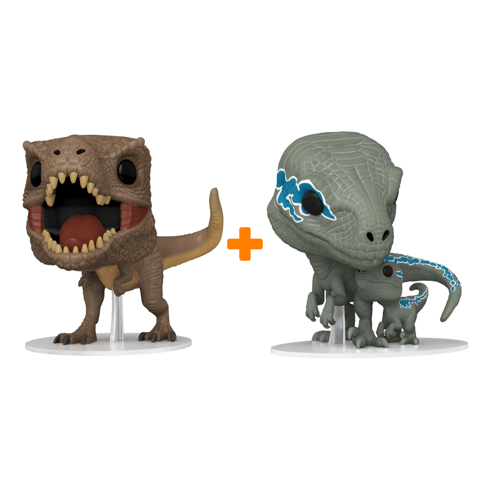 

Набор Jurassic World (фигурка Jurassic World Dominion – T-Rex + фигурка Jurassic World Dominion – Velociraptors