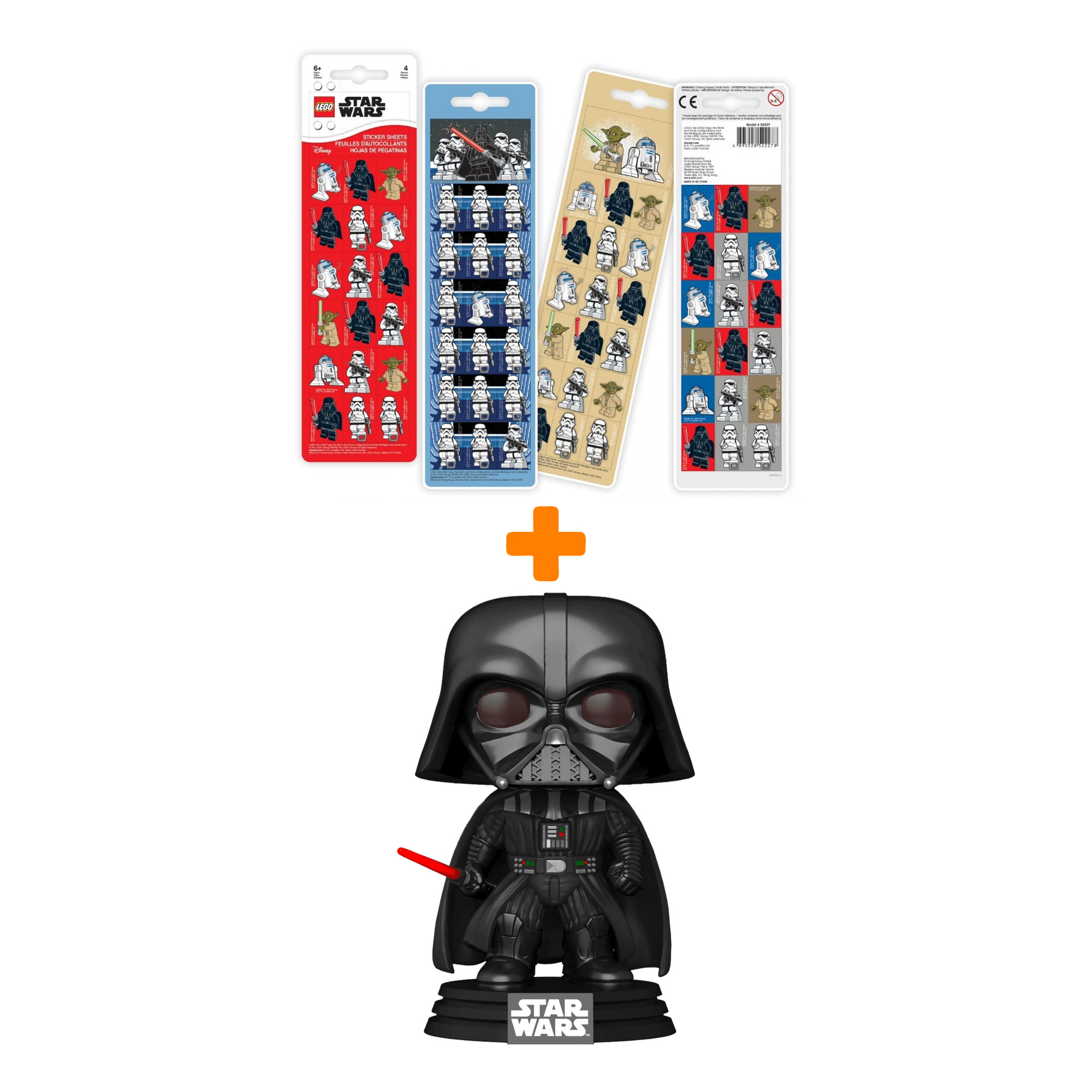 

Набор Star Wars фигурка Darth Vader + стикерпак LEGO Star Wars