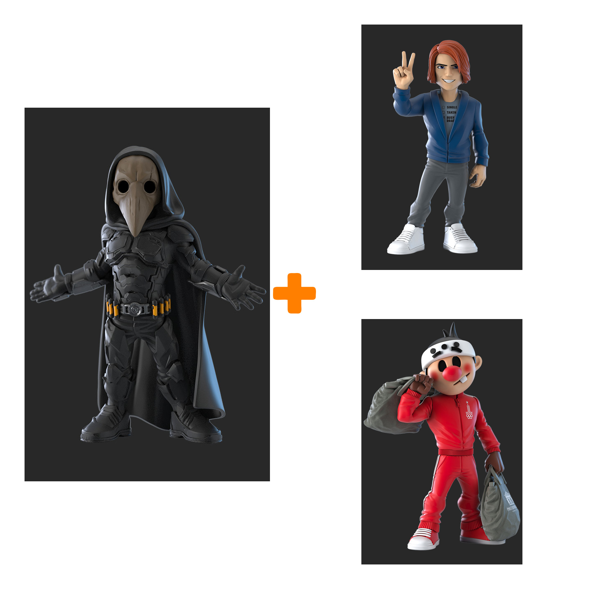 

Набор фигурок Майор Гром Чумной Доктор 2 3-Pack