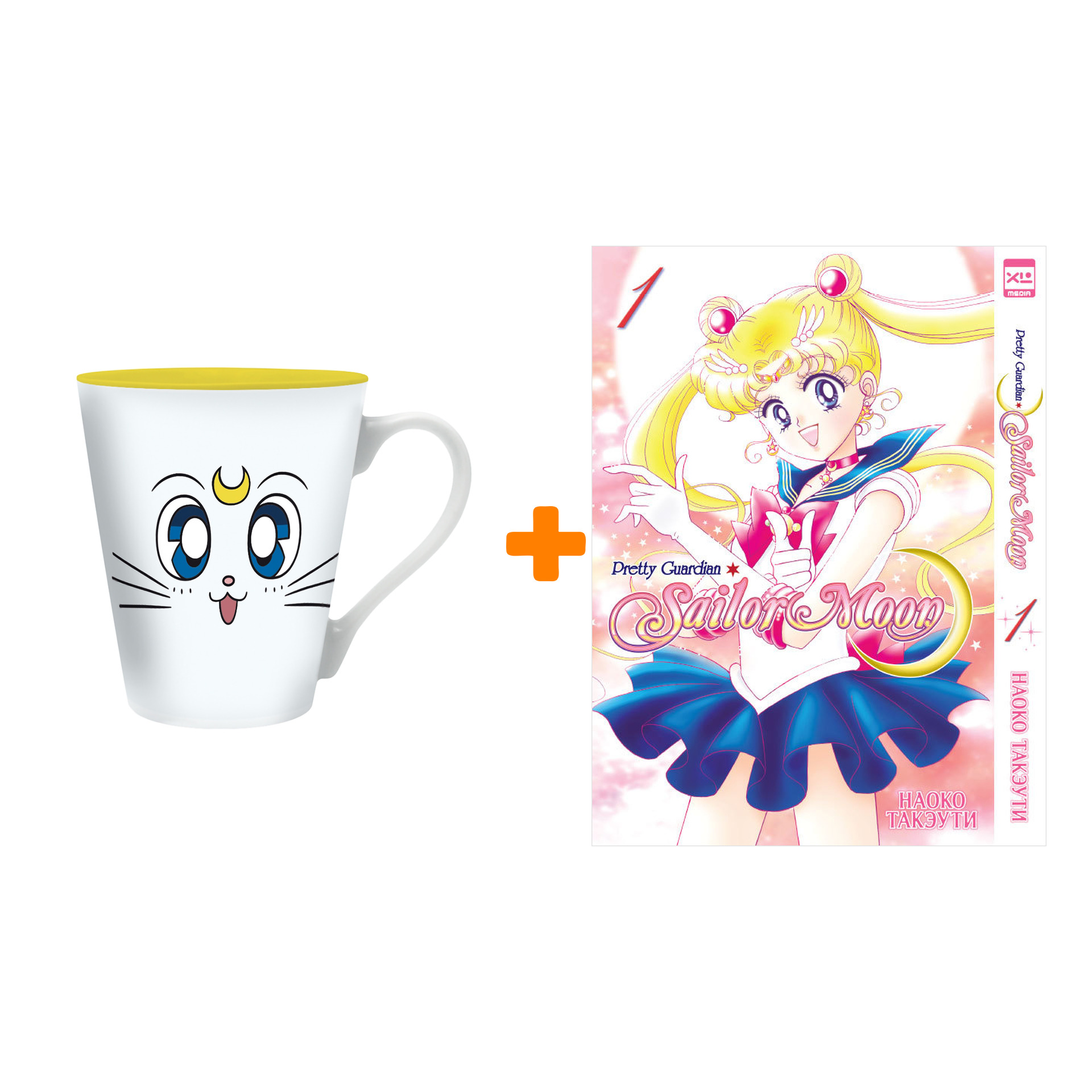 

Набор Sailor Moon (кружка Sailor Moon + манга Sailor Moon 1)