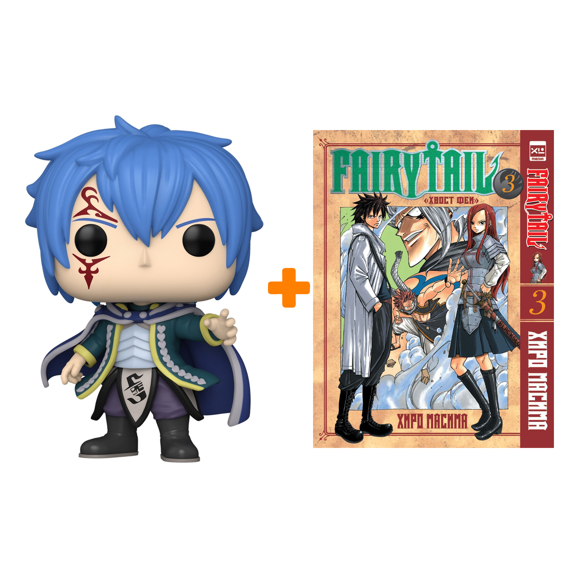 

Набор Fairy Tail (фигурка Fairy Tail Jellal Fernandes + манга Хвост феи 3)