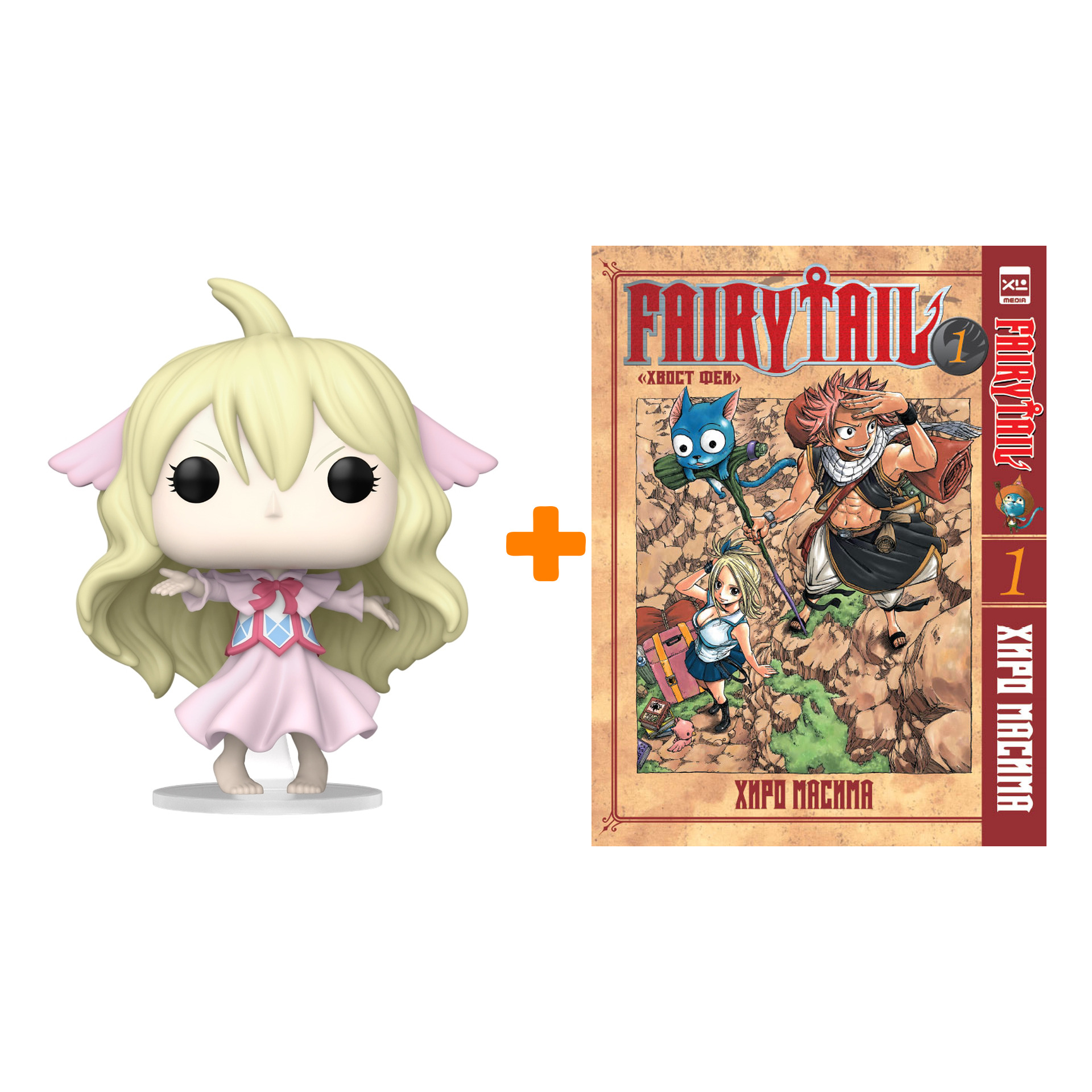 Набор Fairy Tail (фигурка Fairy Tail Mavis Vermillion + манга Хвост феи 1)