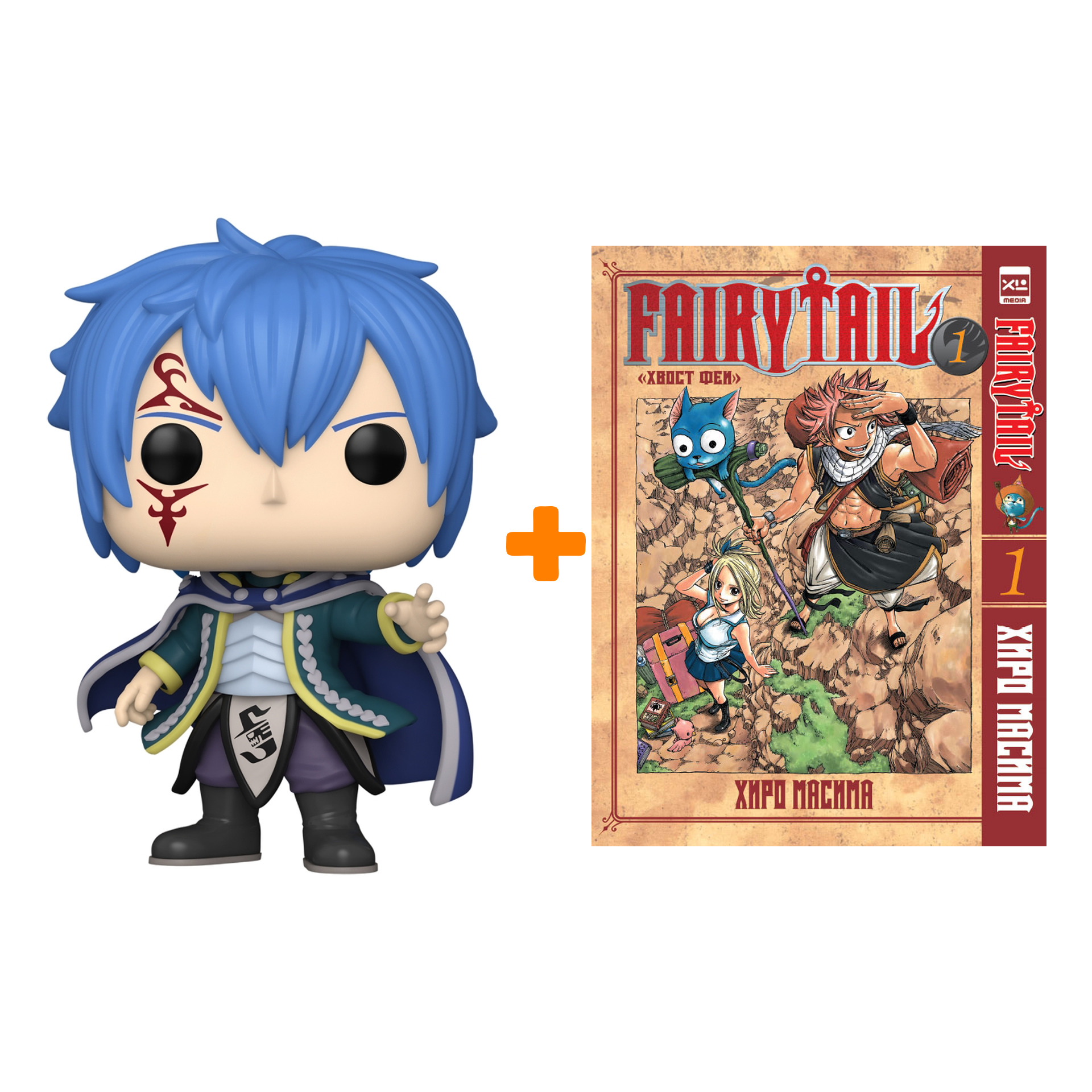 Набор Fairy Tail (фигурка Fairy Tail Jellal Fernandes + манга Хвост феи 1)